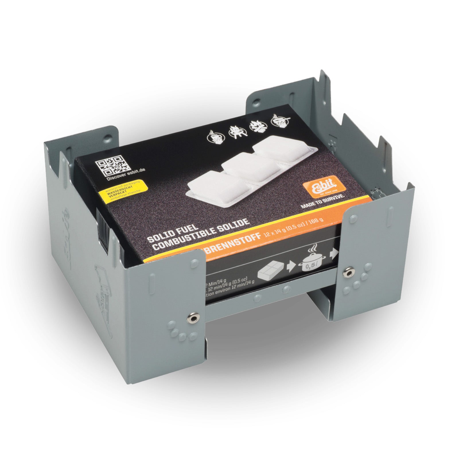 ESBIT Trockenbrennstoff Taschenkocher Outdoor Camping Kocher Klein Leicht 12x14g