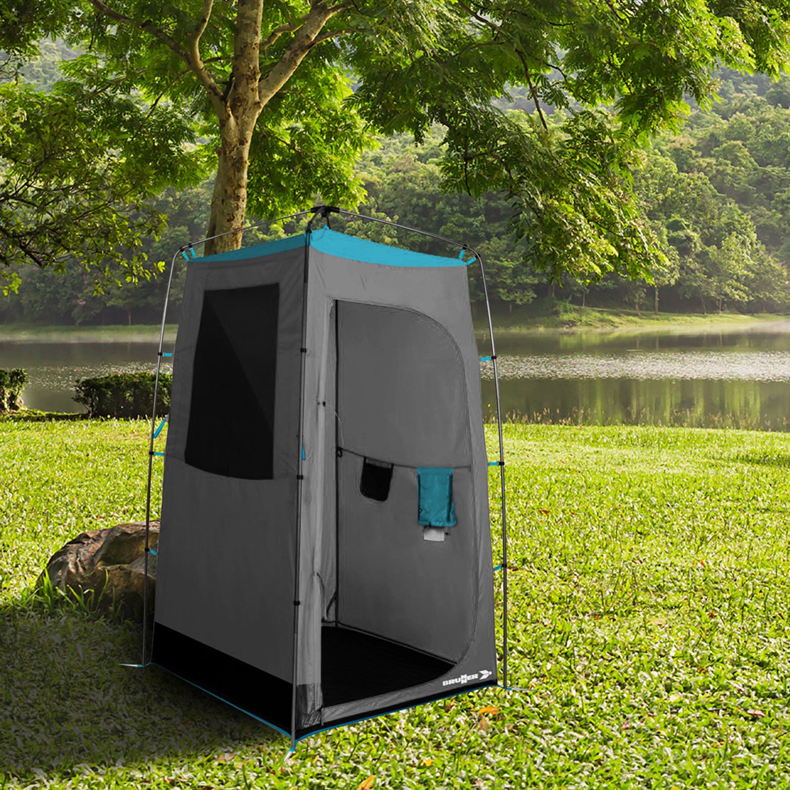 BRUNNER shower tent Sanity camping kitchen storage tent side tent changing tent 2 m