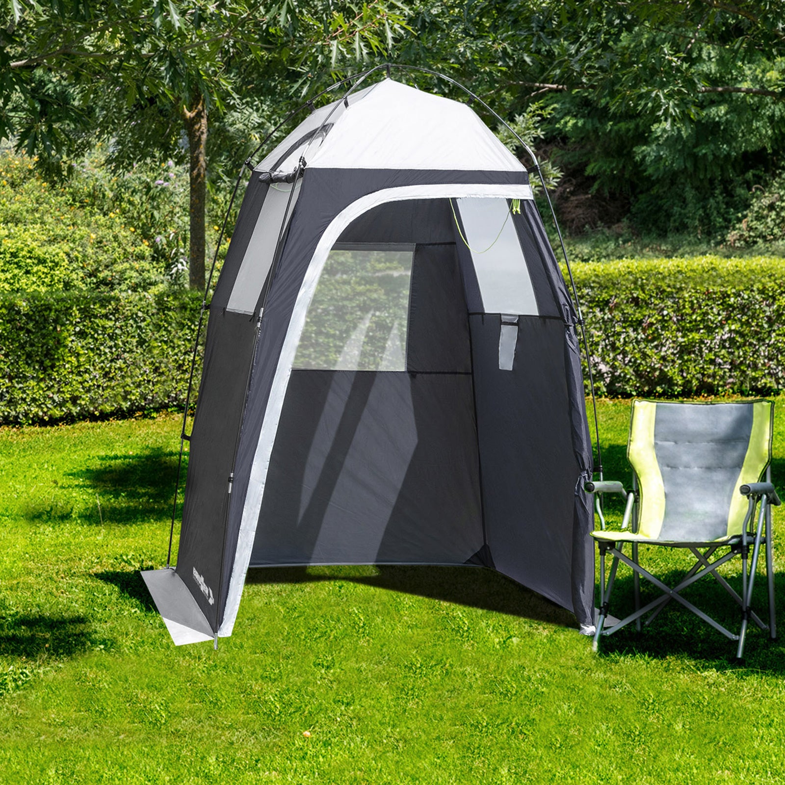 camping dusche mit kabine BRUNNER Duschzelt Cabina II XL Umkleide Kabine Angel Camping WC Toilet
