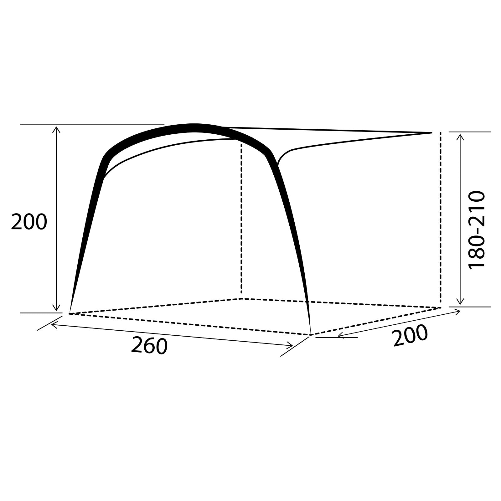 BRUNNER Van Sonnensegel Skia Auto Up Caravan Bus Wohnmobil Markise Aufblasbar