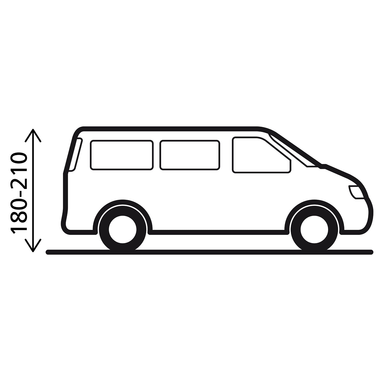BRUNNER Van Tente d'ombrage Skia pour voiture, caravane, bus et camping-car – Auvent gonflable