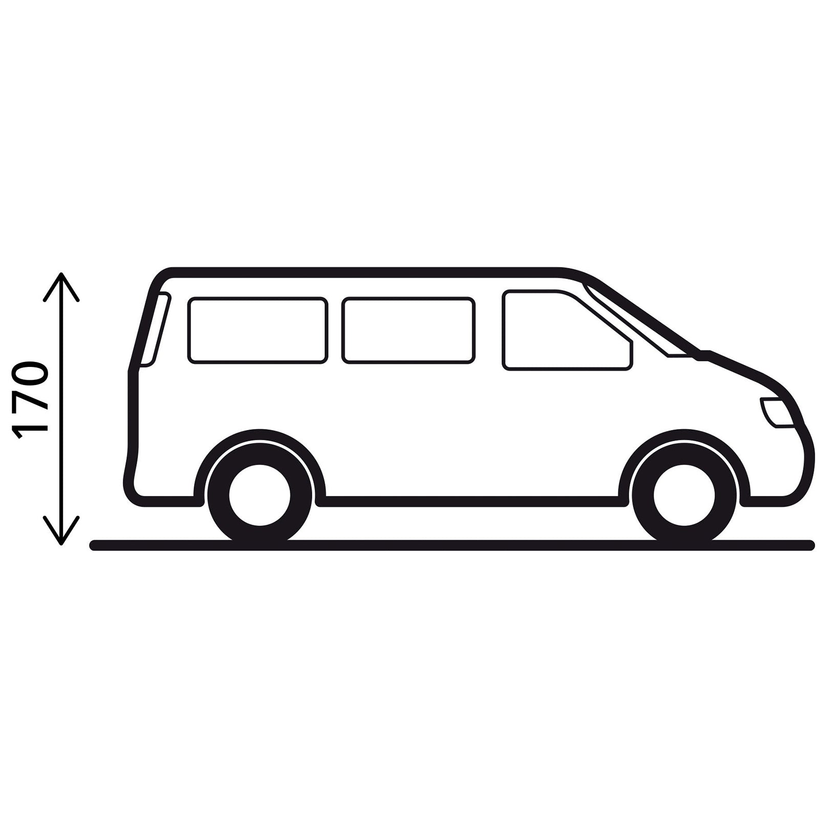BRUNNER Heckzelt Pilote Caddy 5 Mini Camper Bus Vor Zelt SUV Heck Klappe Camping