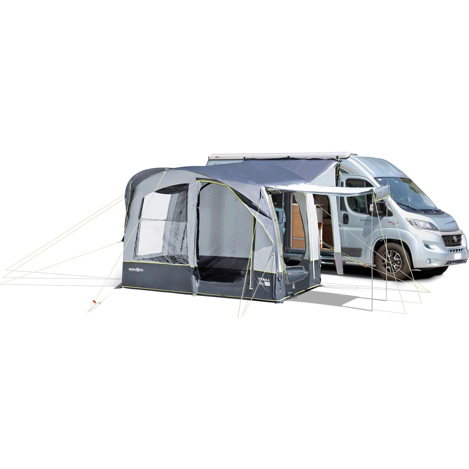 Tente de bus BRUNNER Trails AIR TECH HC pour voiture, bus, fourgonnette, auvent de camping gonflable