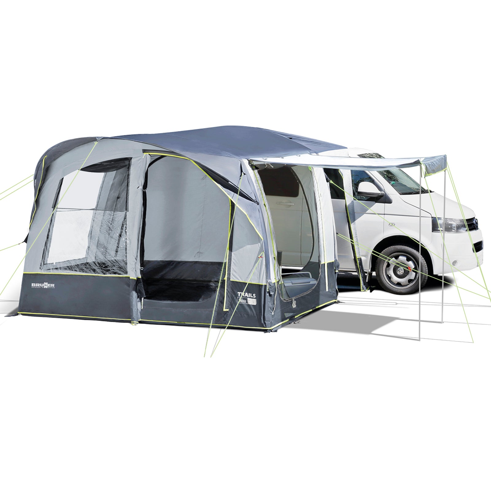 BRUNNER Bus Tent Trails AIR TECH LC Car Bus Van Camping Awning Inflatable