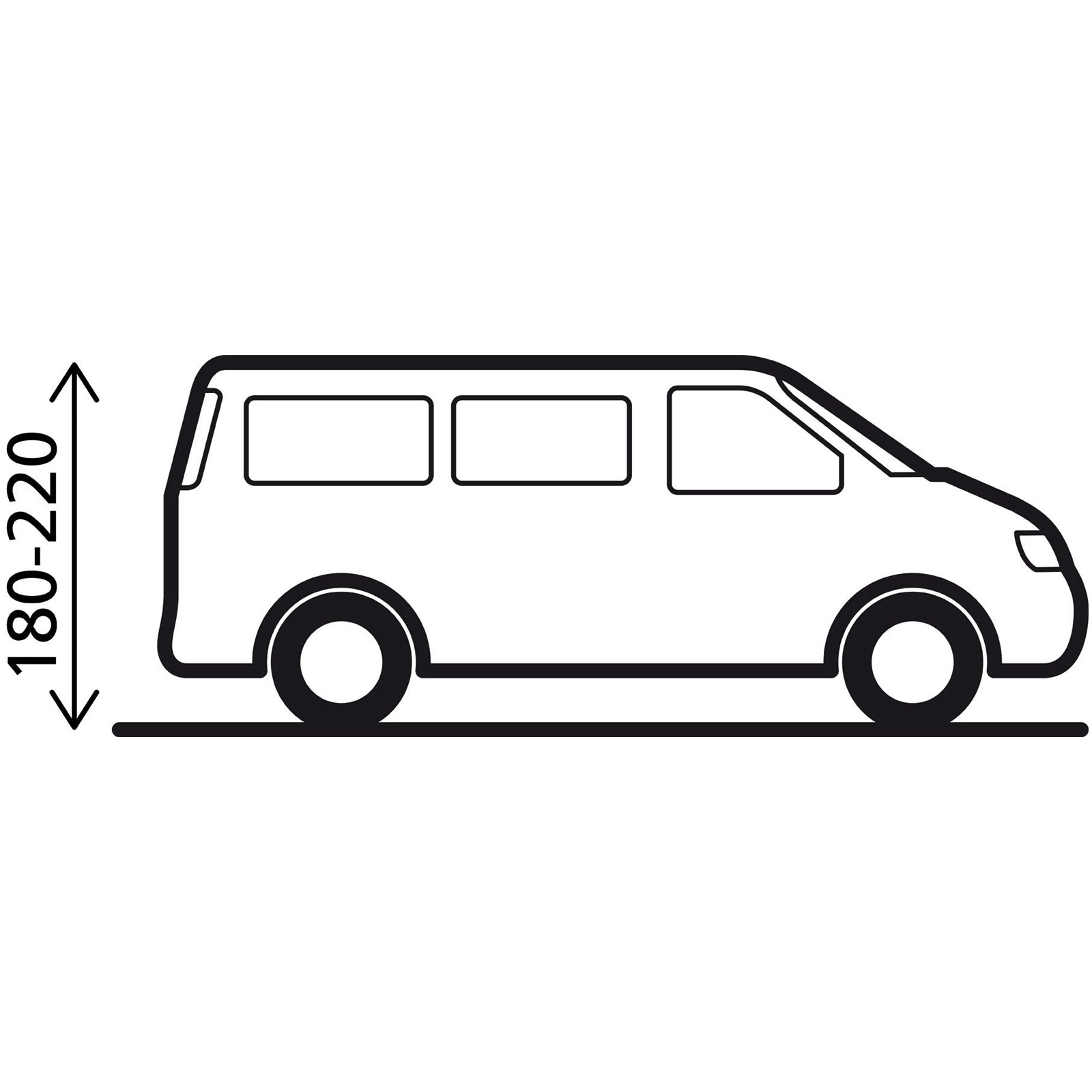 BRUNNER Auvent pour bus Beyond Van SUV VW Bus Tente Auvent de camping 3000 mm WS