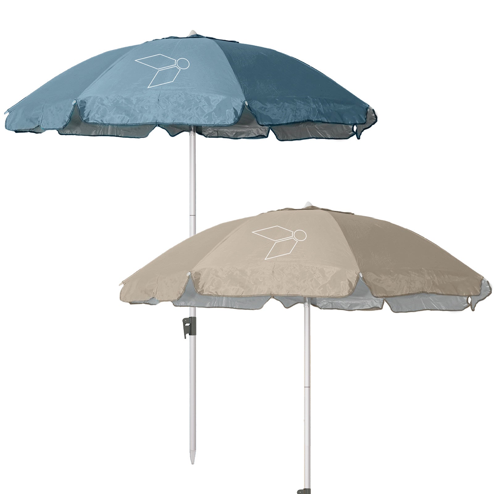 BRUNNER Strandschirm Parsol Ride2Sea Sonnenschirm UV Schutz 50+ Camping Ø1,8 m