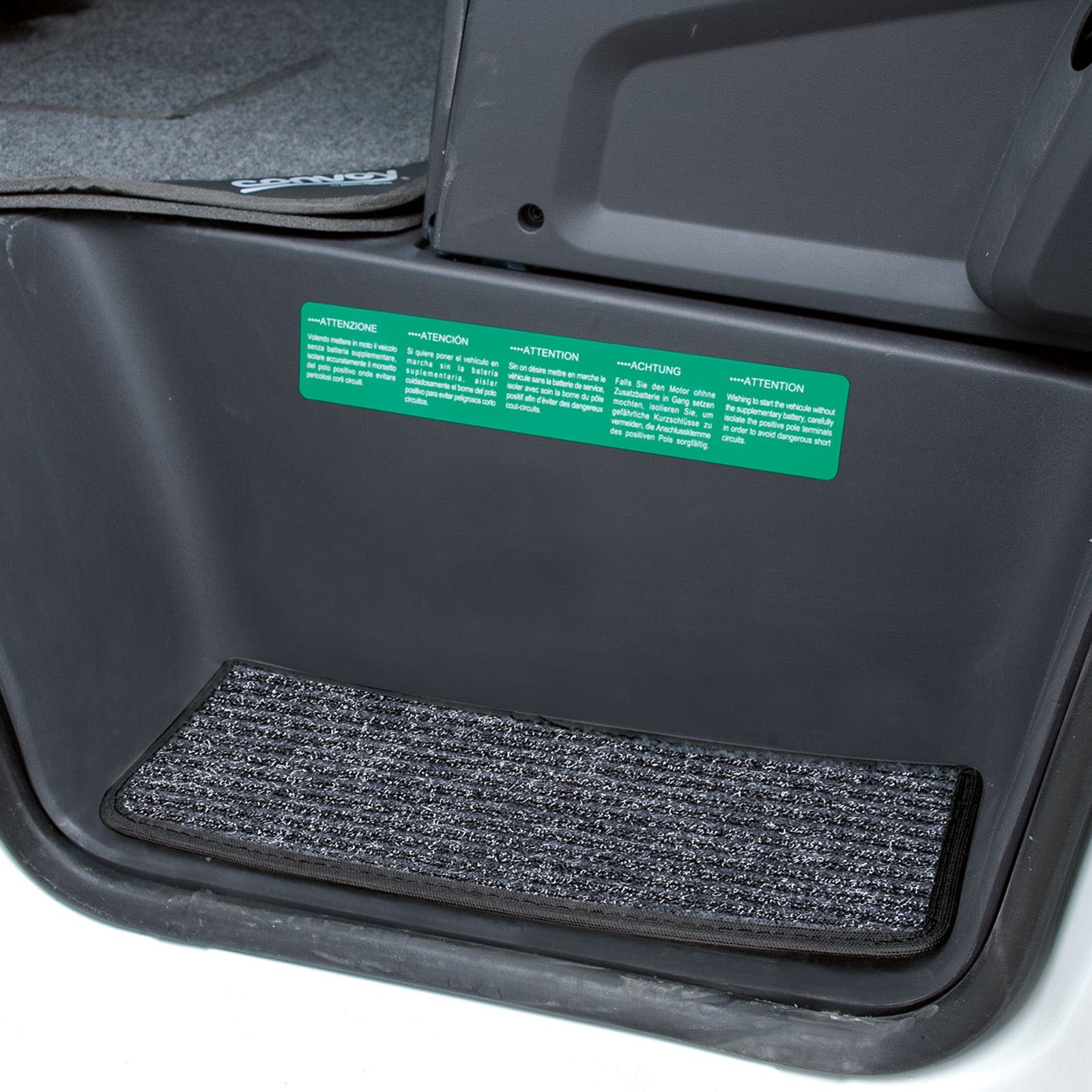 BRUNNER Einstiegsteppich Set Stepper Micro Einstieg Fuß Matte Van Bus VW T6