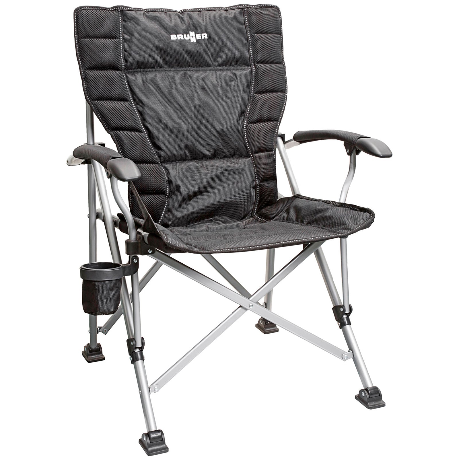BRUNNER Camping Chair Raptor NG 2.0 Garden Folding Chair 3D Upholstery Steel 120 kg