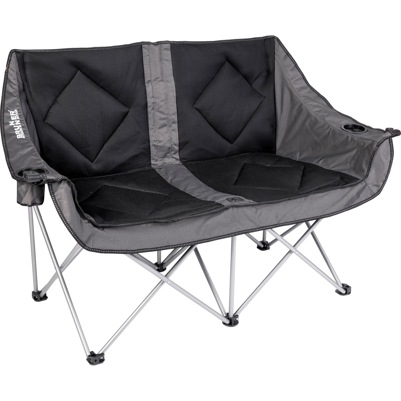 BRUNNER Camping Sofa Action 3D Doppel Lounge 2 Personen Klapp Stuhl Couch 200 kg