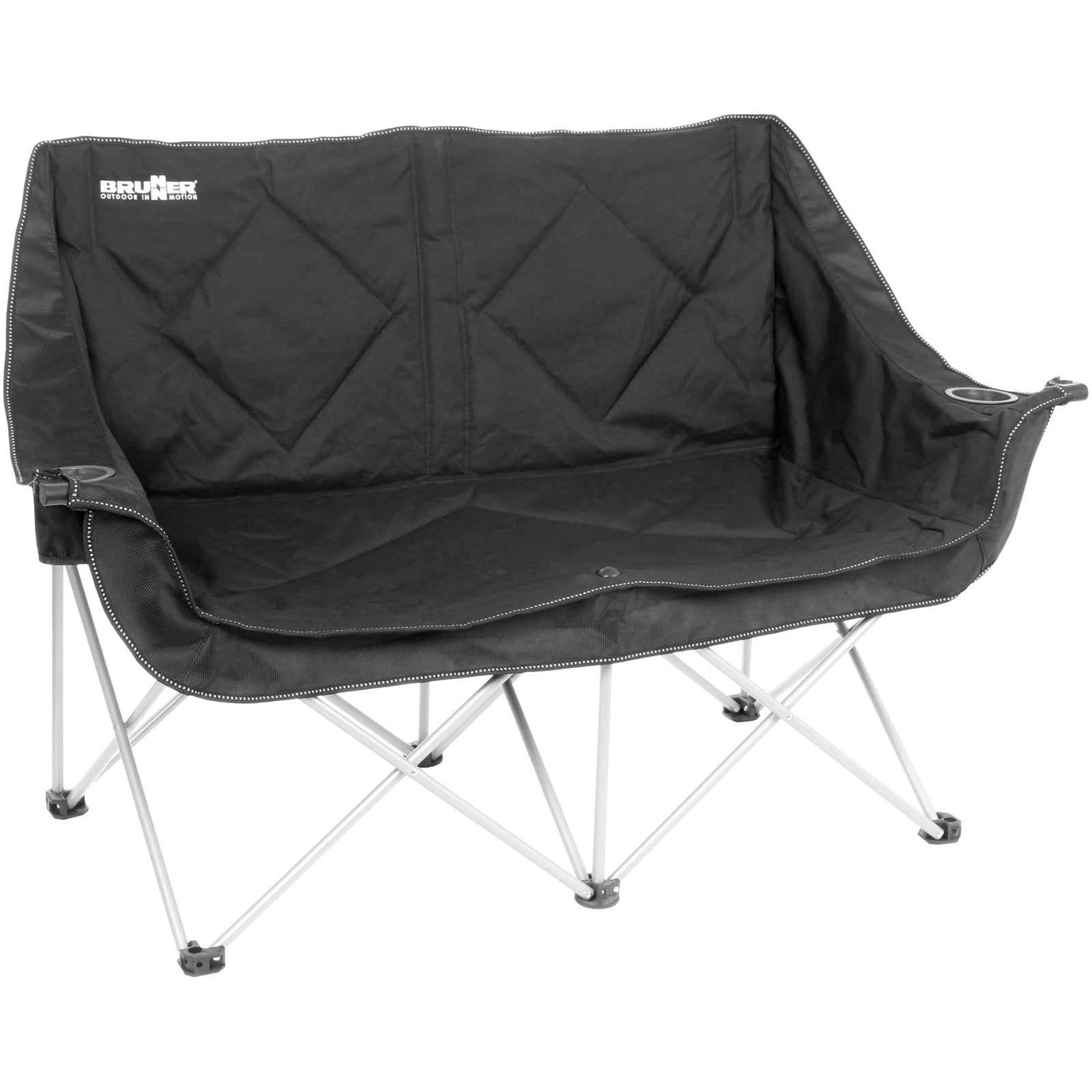 Canapé de camping pliant BRUNNER Action Double Double Lounge Chaise pliante Canapé de jardin