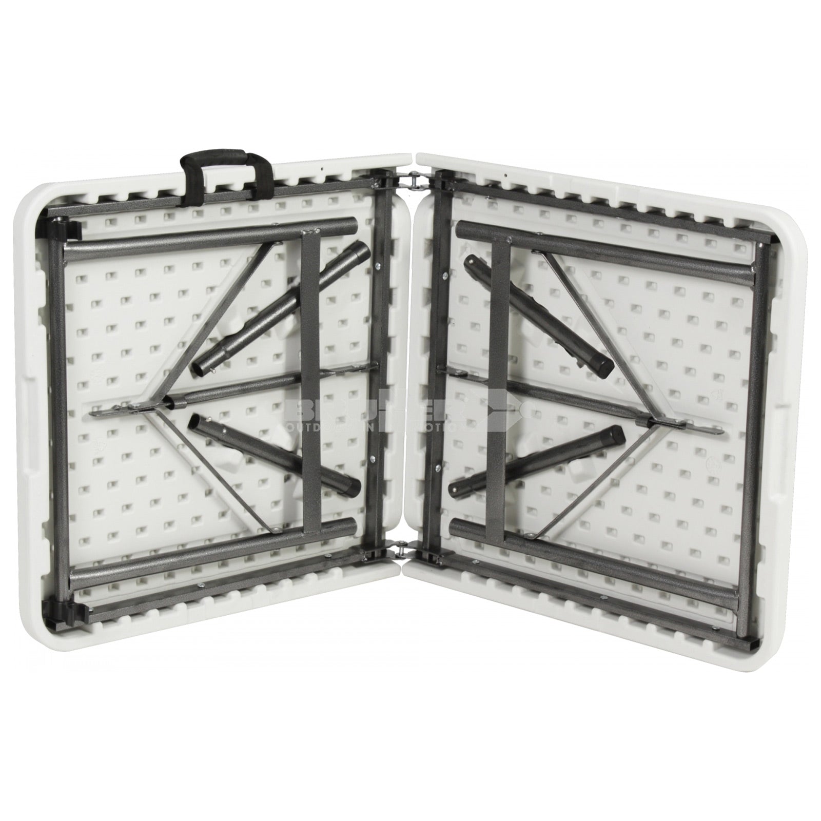 BRUNNER Camping Klapptisch Club 120 Koffer Falt Tisch Justierbar 50 kg 120x59 cm