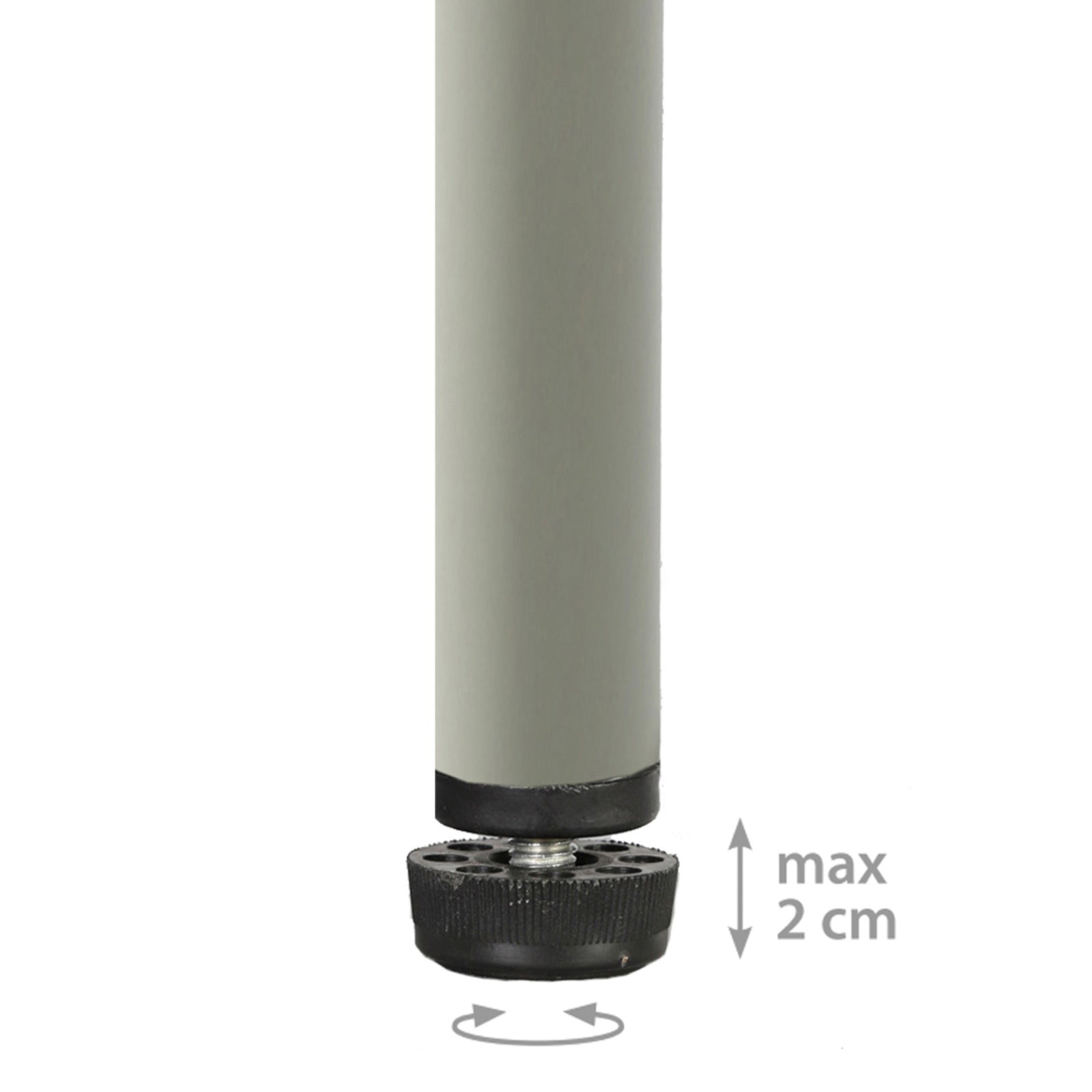 BRUNNER Camping Klapptisch Club 120 Koffer Falt Tisch Justierbar 50 kg 120x59 cm