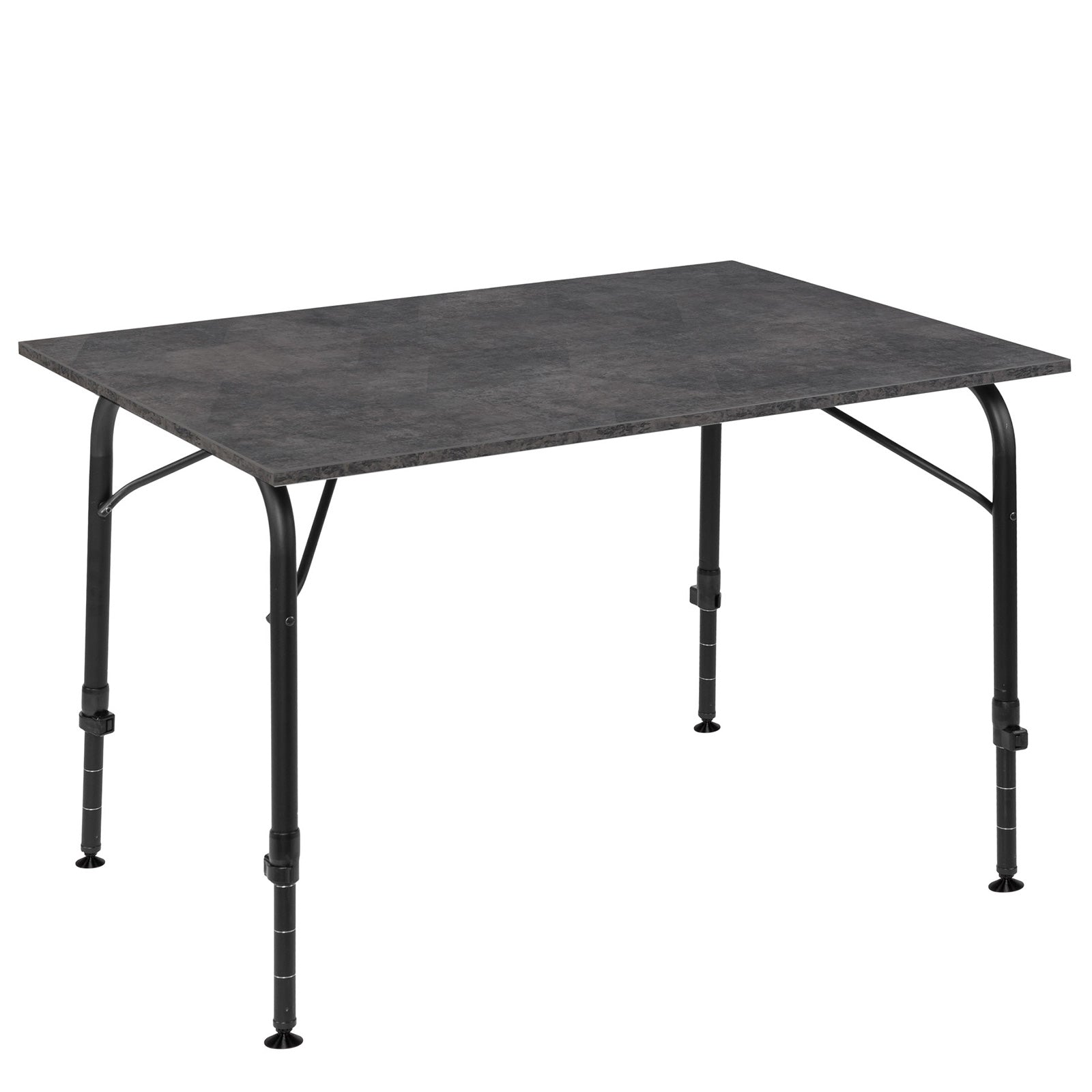 BRUNNER Klapptisch Exterio 100 Camping Falt Tisch Höhenverstellbar Gro