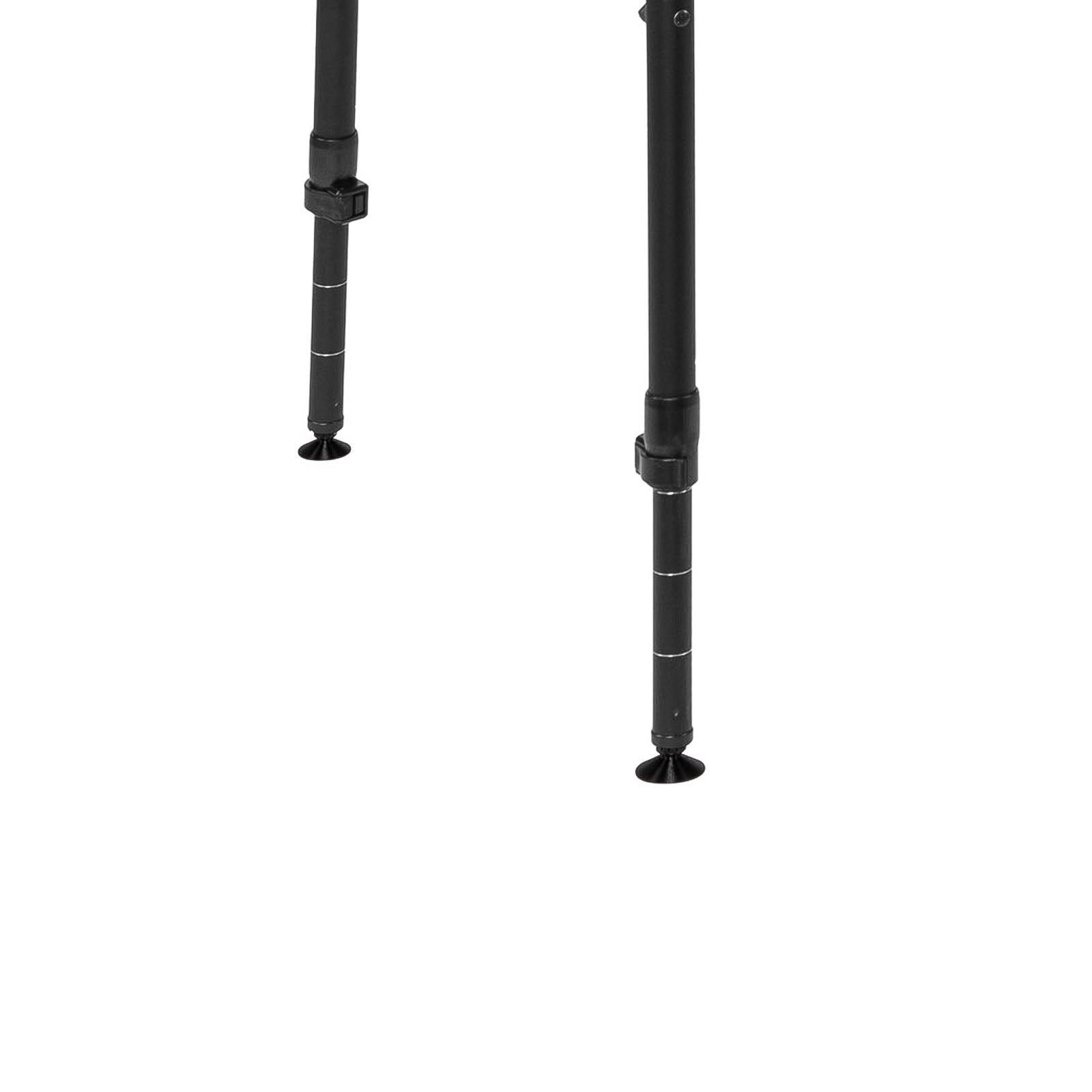 BRUNNER Table pliante Exterio 120 Table pliante de camping réglable en hauteur grande XL aluminium