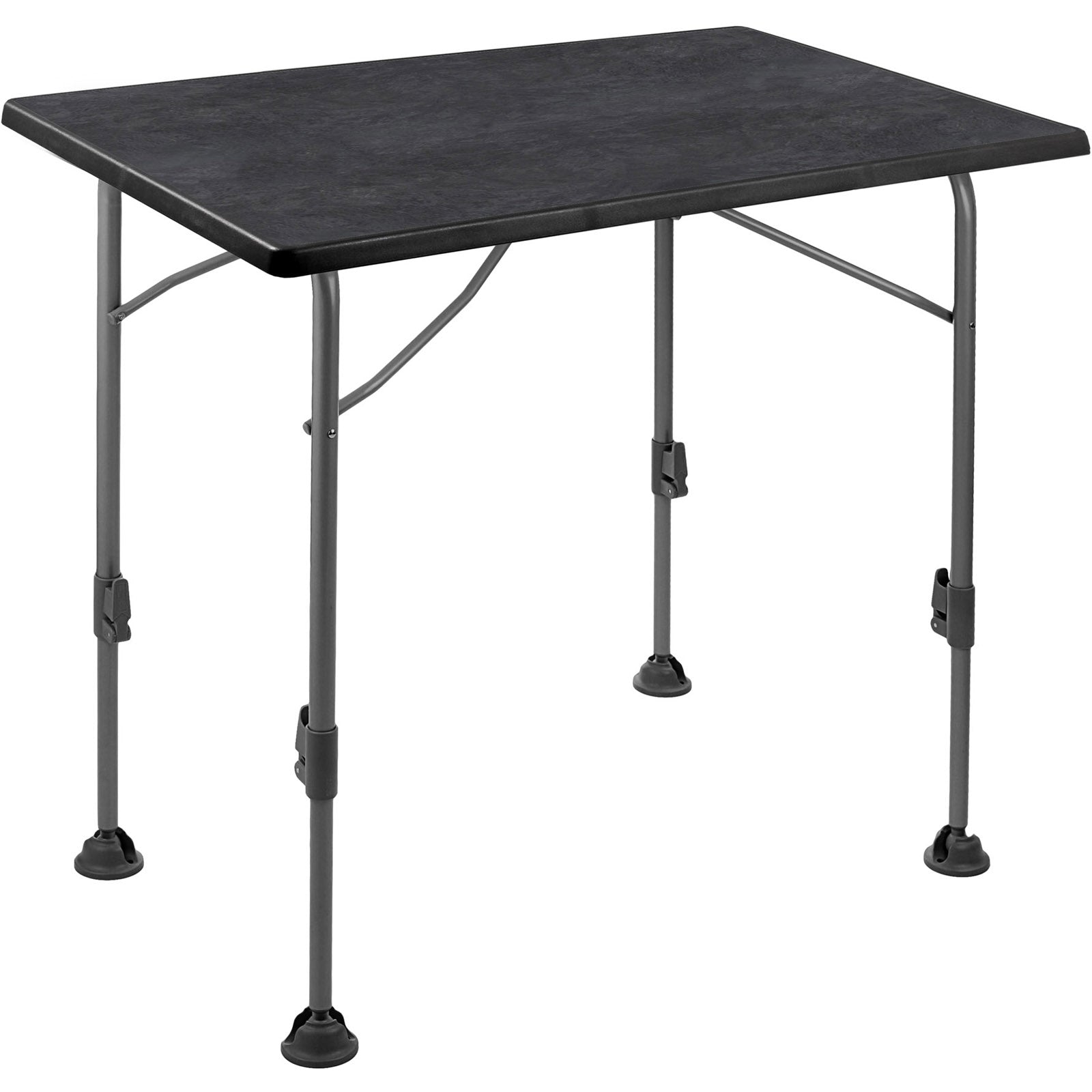 BRUNNER Table pliante Linear Black 115 Table de camping Table pliante Réglable en hauteur XL