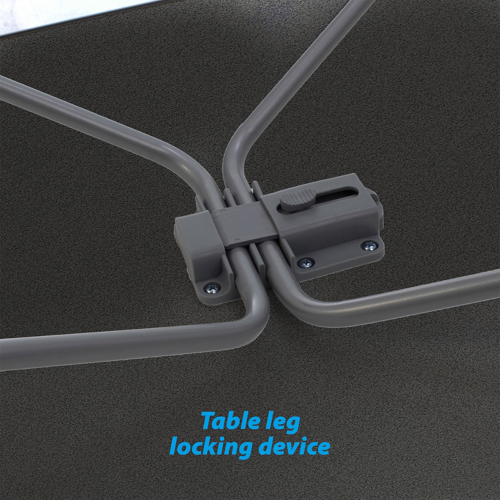 BRUNNER Klapptisch Linear Black 115 Campingtisch Falttisch Höhenverstellbar XL