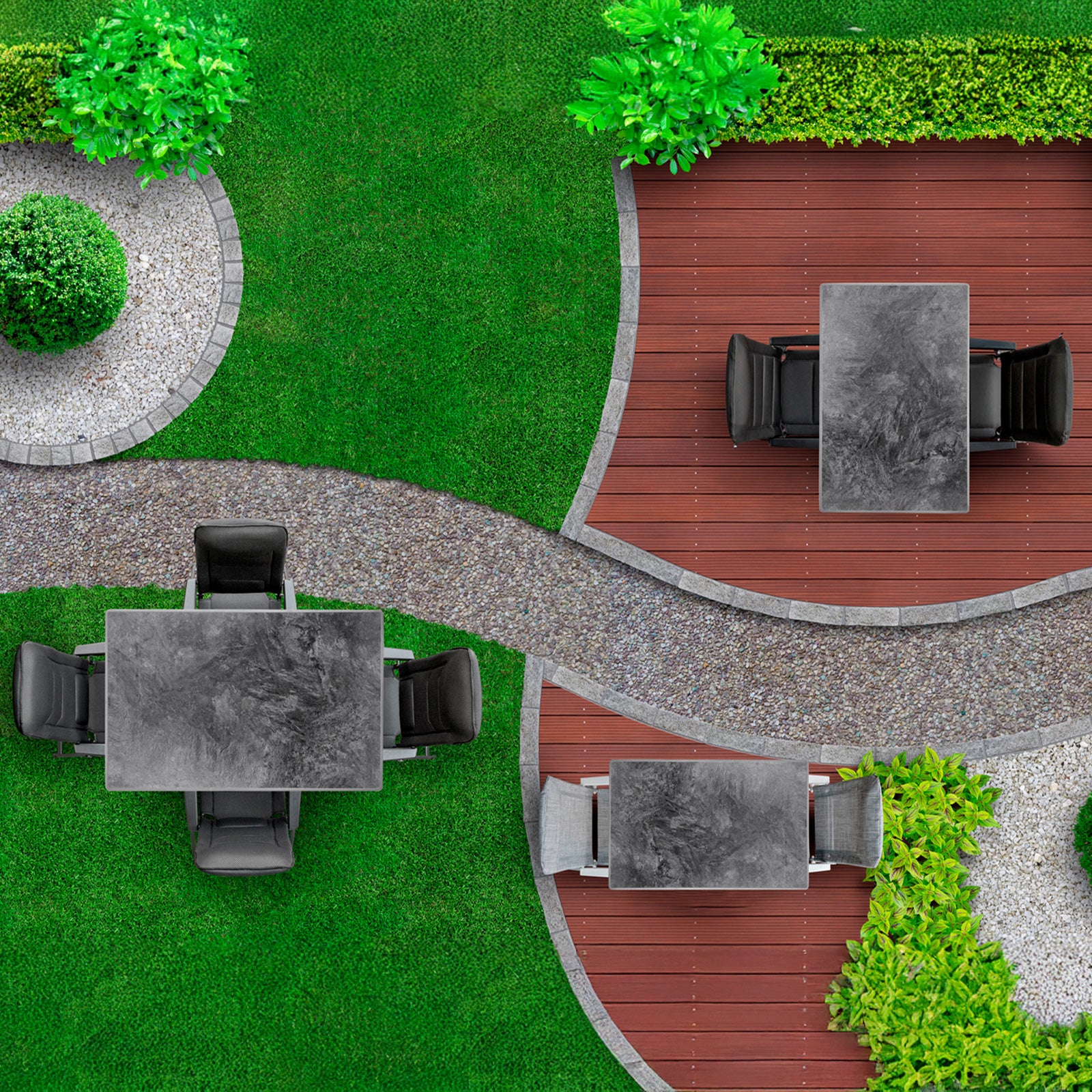 BRUNNER Klapptisch Linear Black 100 Camping Tisch Falttisch Höhenverstellbar XL