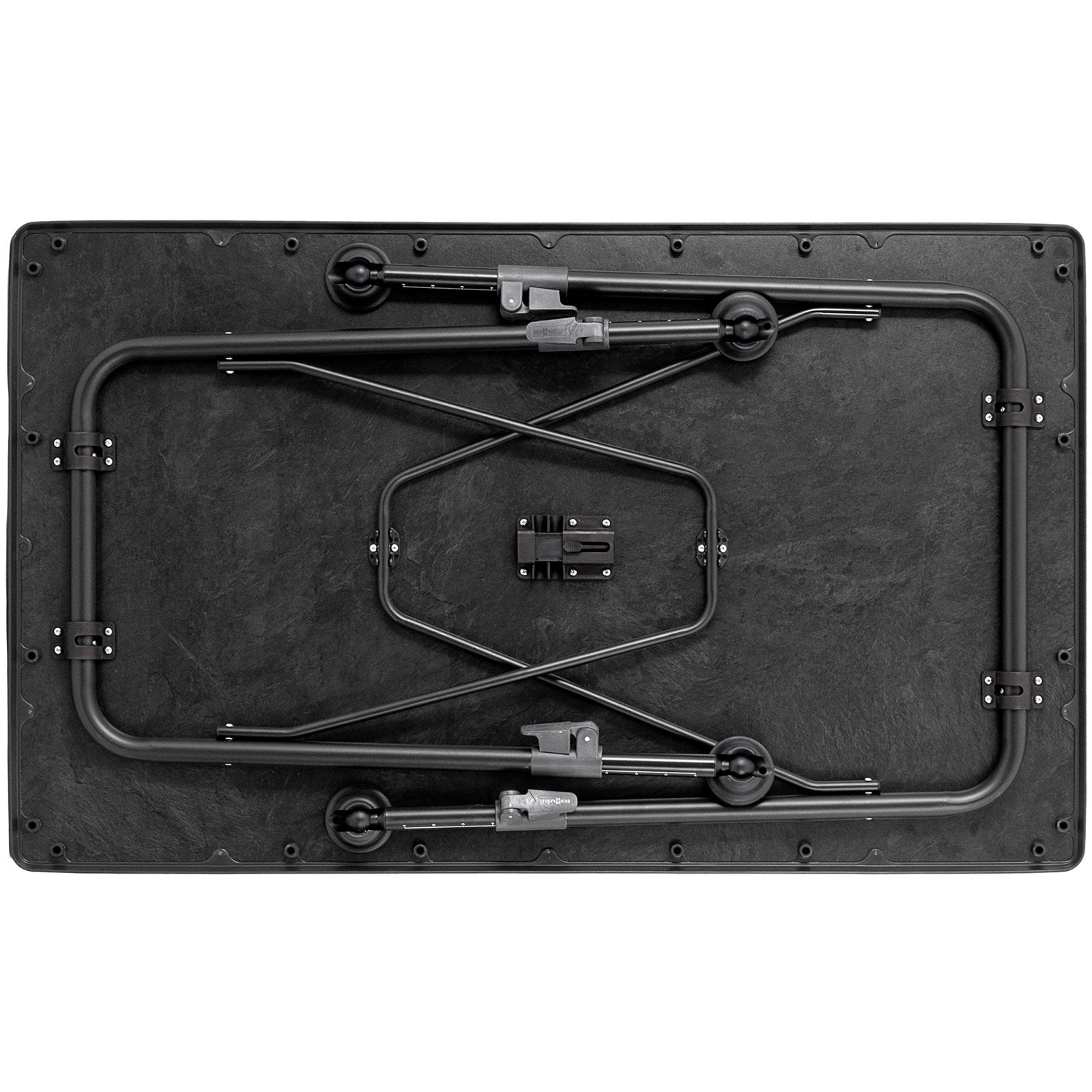 BRUNNER Klapptisch Linear Black 100 Camping Tisch Falttisch Höhenverstellbar XL
