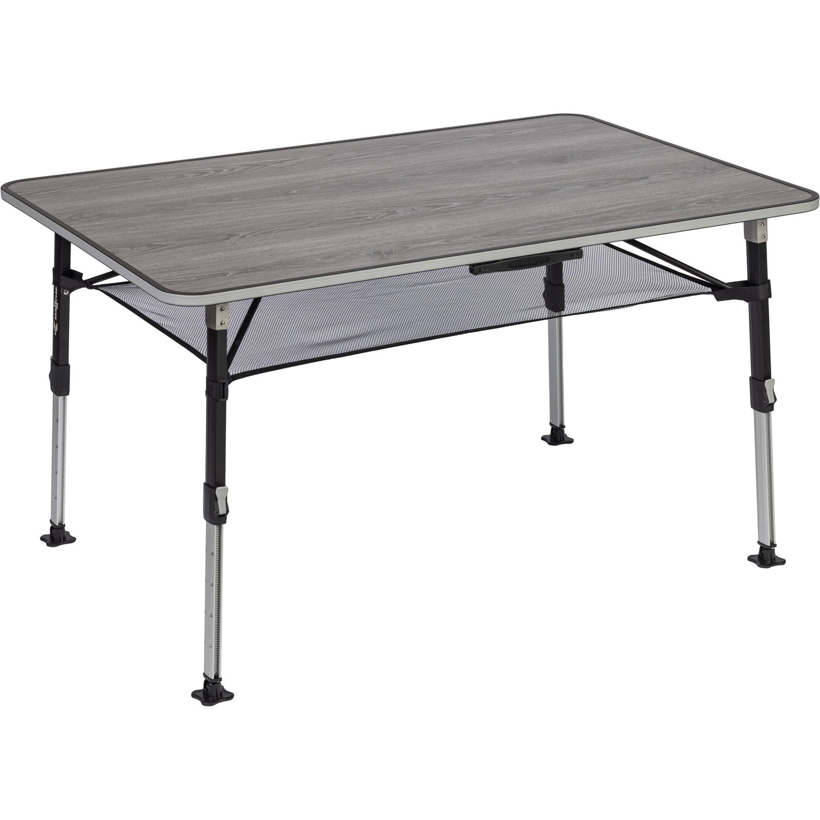 Table de camping pliante BRUNNER ELU NG 120, table de valise réglable en hauteur en aluminium