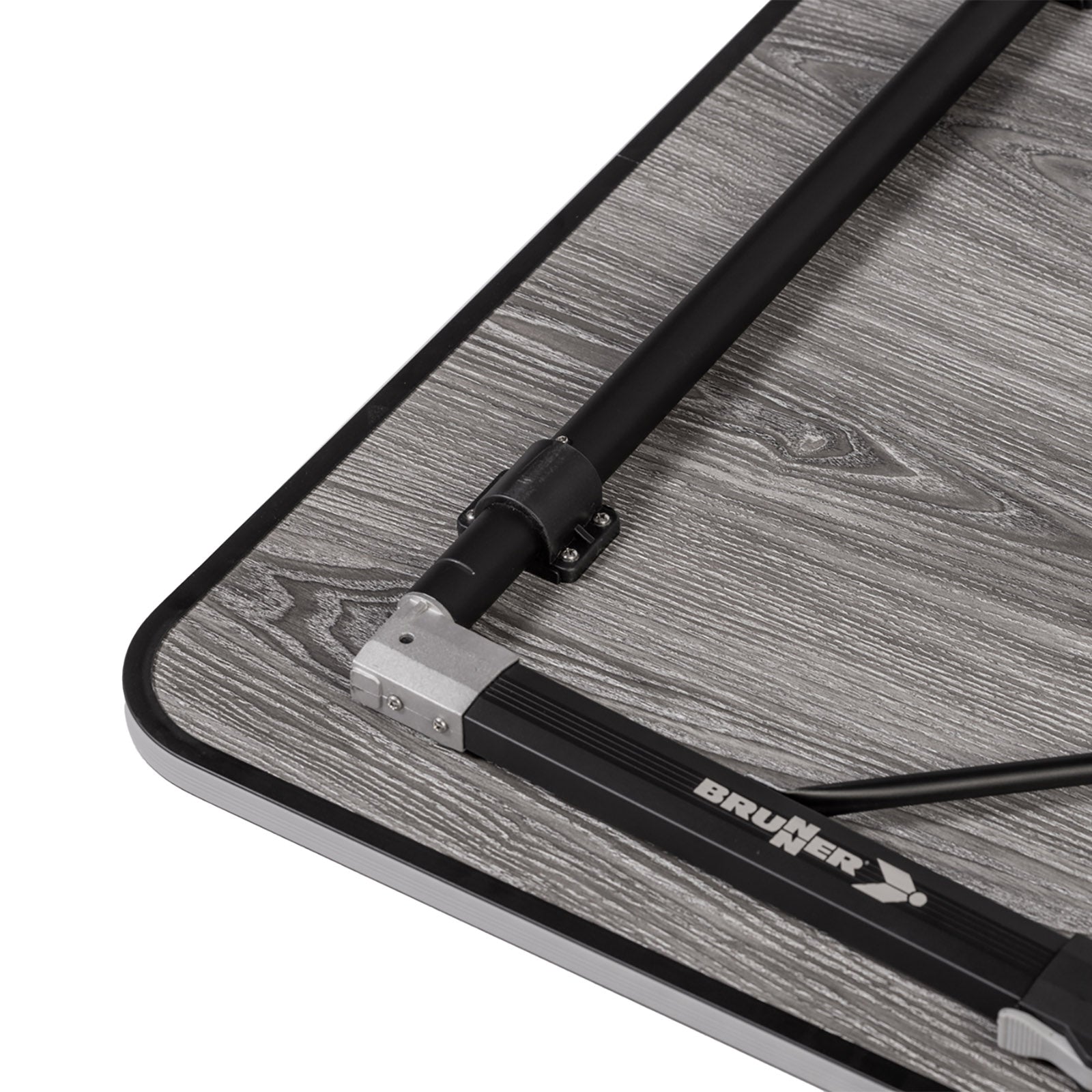 Table de camping pliante BRUNNER ELU NG 120, table de valise réglable en hauteur en aluminium