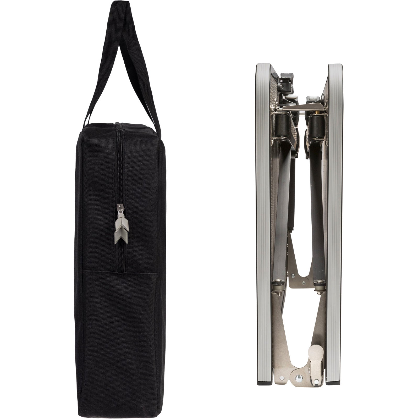 Table de camping pliante BRUNNER ELU Duplit NG, table de valise réglable en hauteur en aluminium