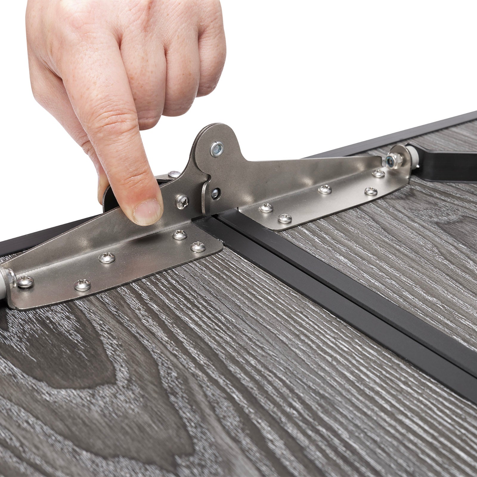 Table de camping pliante BRUNNER ELU Duplit NG, table de valise réglable en hauteur en aluminium