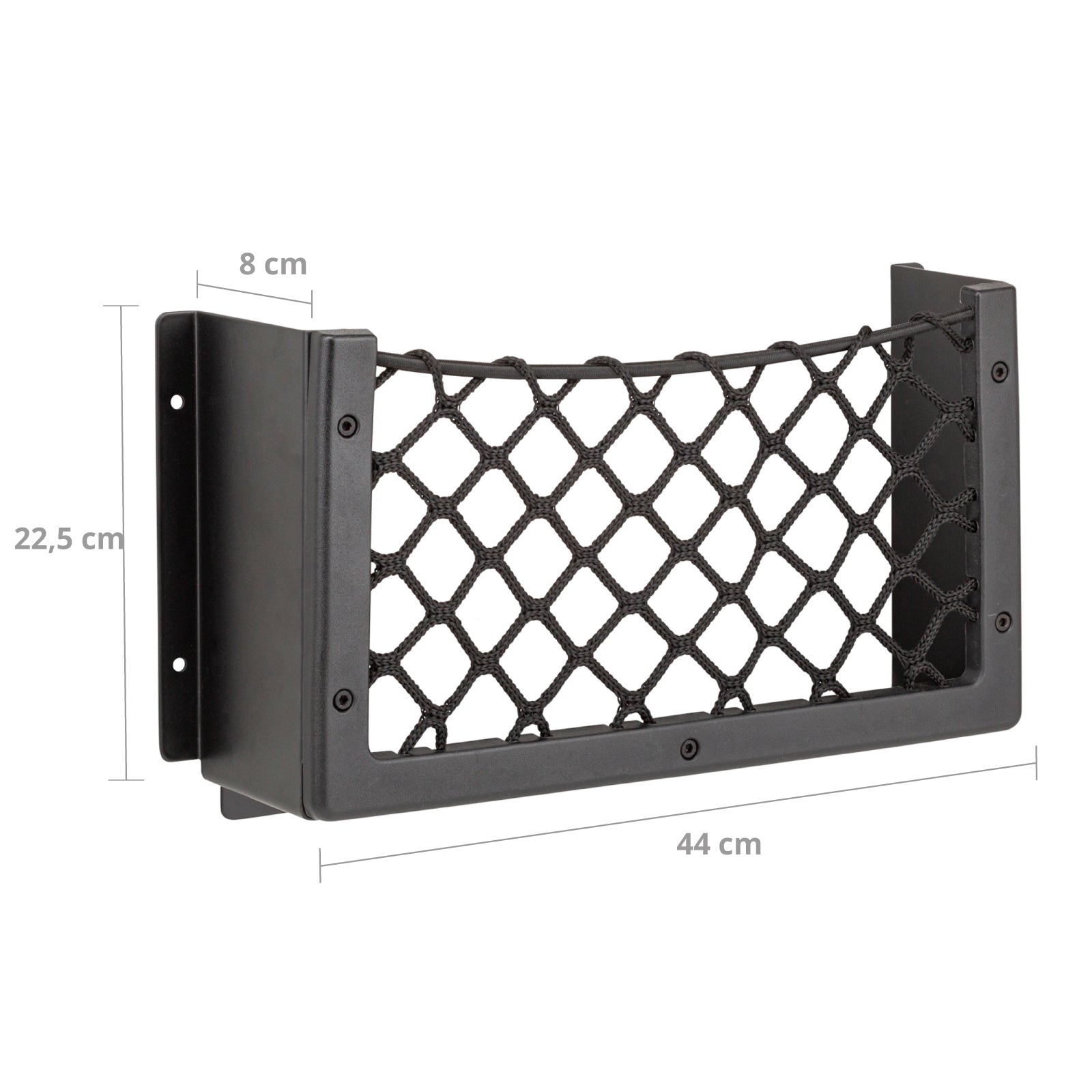 BRUNNER Netzablage Netray HD Auto Utensilien Ablage Netz Organizer Gummizug Alu