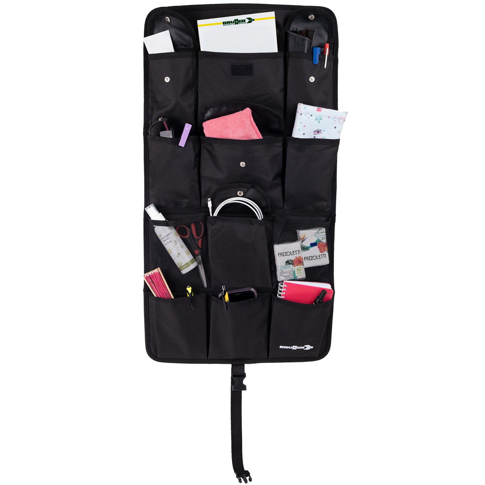 BRUNNER Hängeregal Organizer 12Fächer Wand Zelt Regal Camping Hänge Aufbewahrung