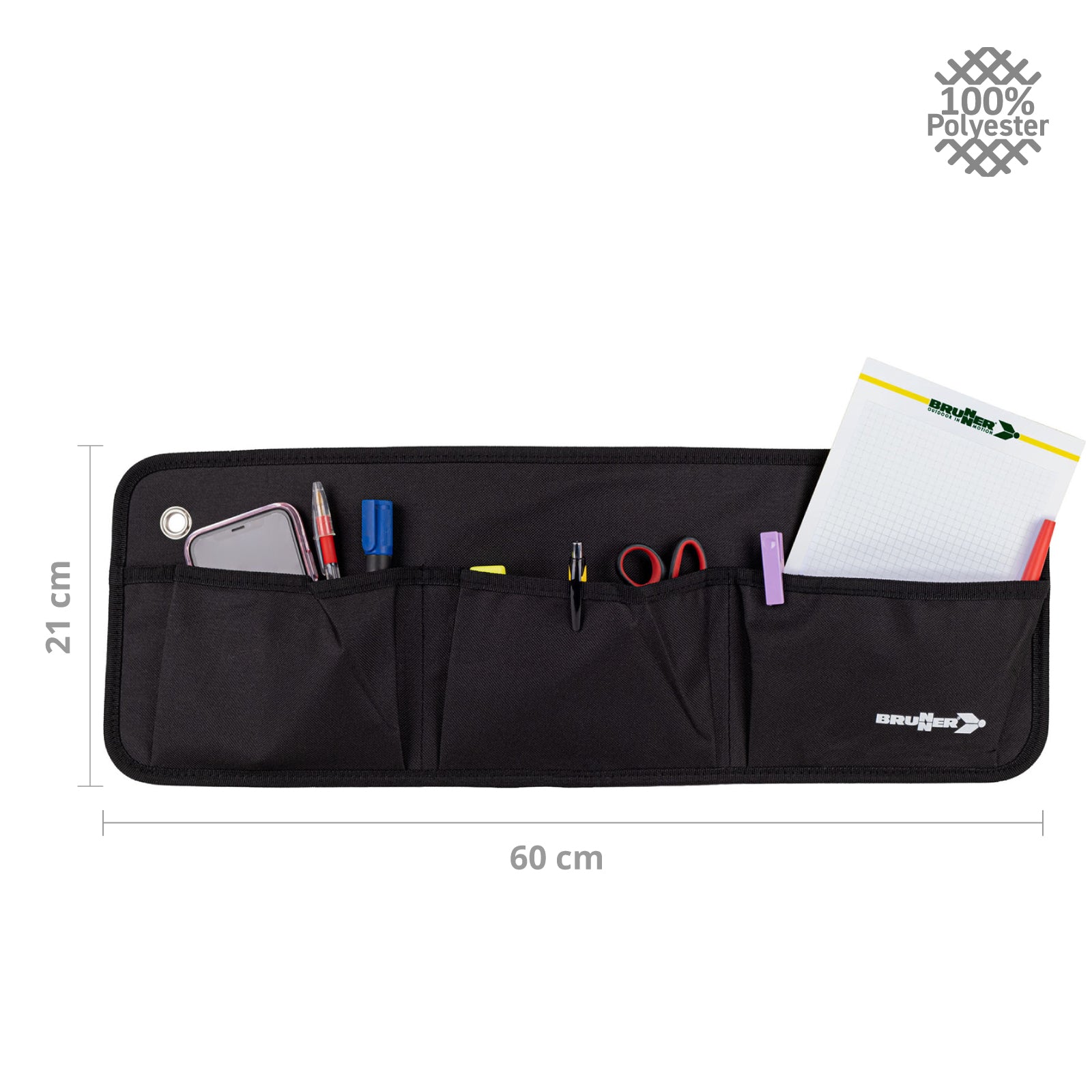 BRUNNER hanging shelf organizer 3 compartments wall tent shelf camping hanging storage