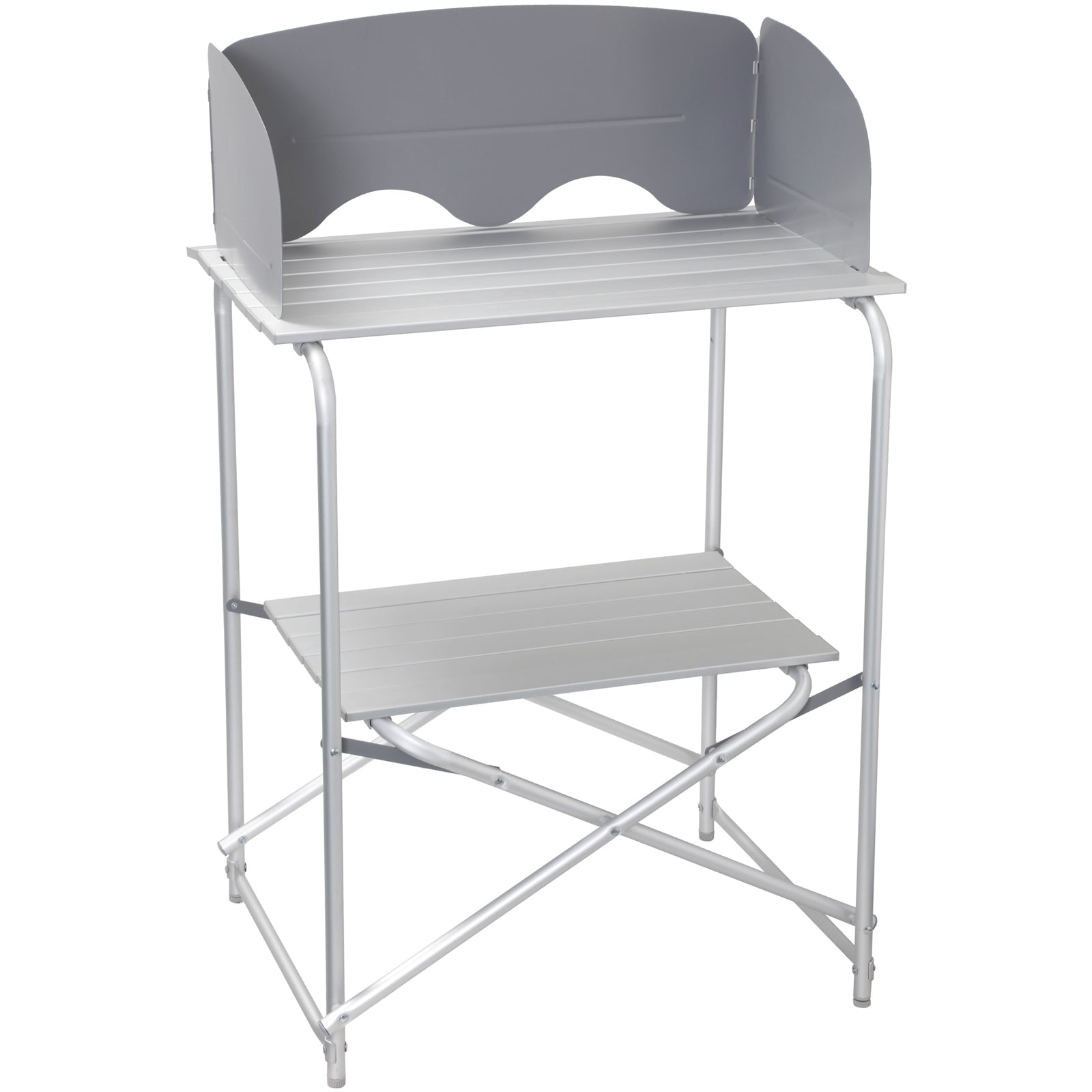 BRUNNER Camping Reise Küche Snack Basic Küchen Tisch Box Falt Schrank Windschutz