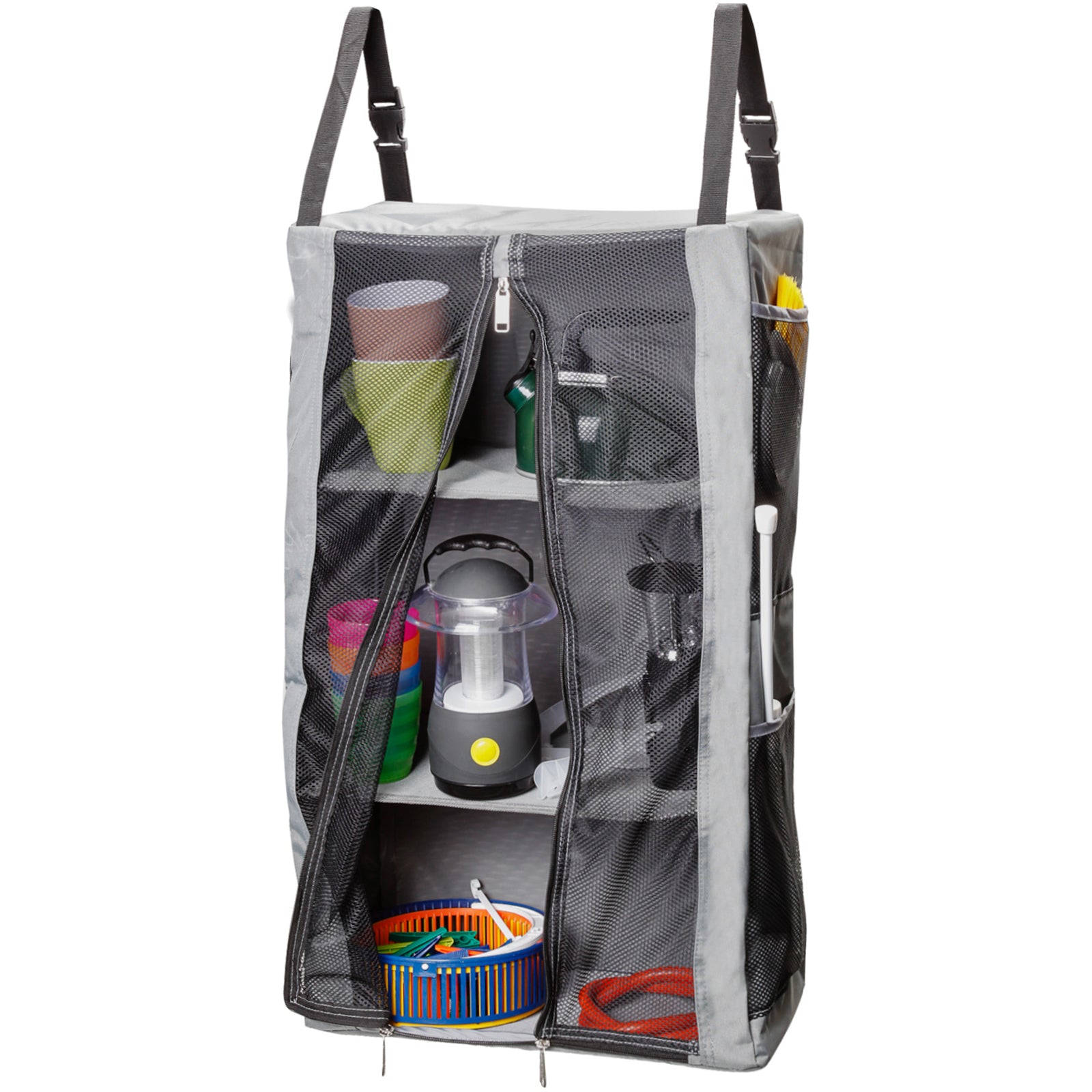BRUNNER Hanky Hängeschrank 4Fach Vor Zelt Organizer Camping Hänge Regal Mesh Tür