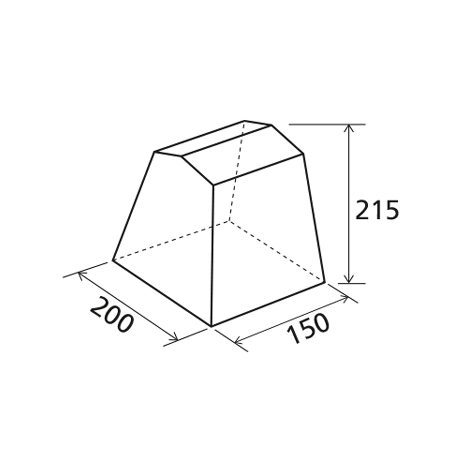BRUNNER Tente de cuisine Gusto II NG Tente de rangement pour matériel de cuisine de camping Pavillon Caravane