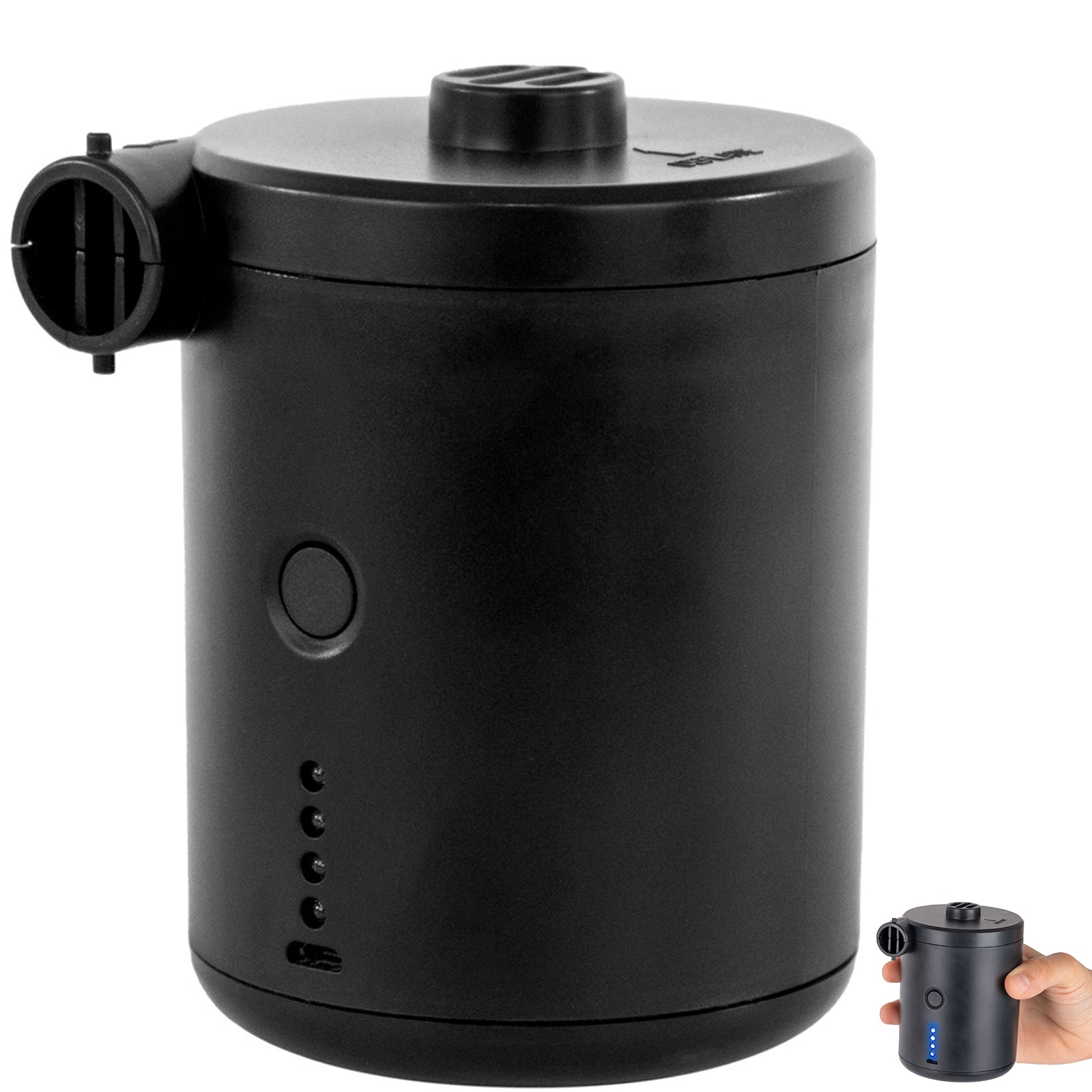mini akku fahrradpumpe BRUNNER Akku Pumpe Tempest RG USB Mini Camping Elektropumpe Luftpumpe