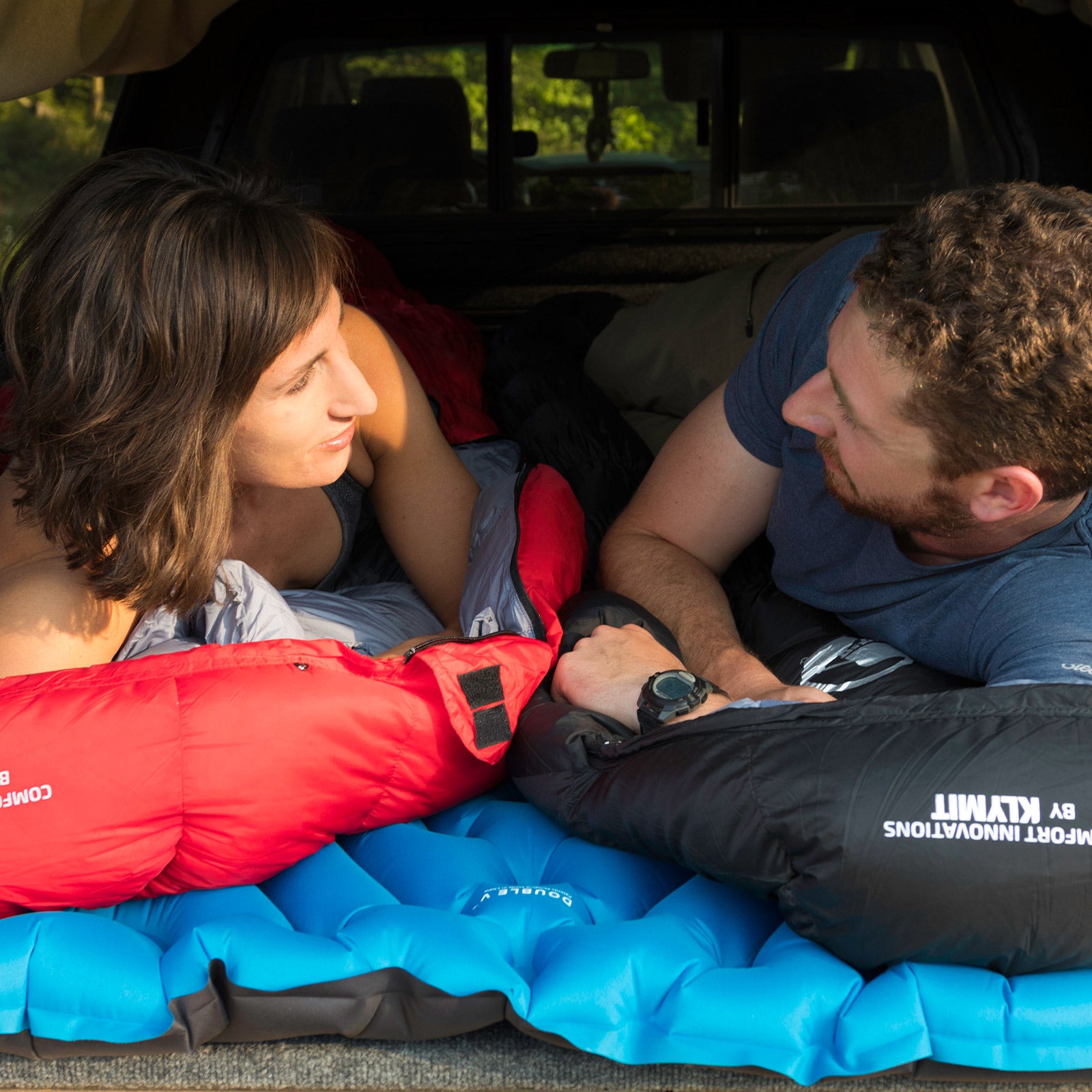 KLYMIT Static V Double Sleeping Mat 2 Person Trekking Thermal Mat 1kg Light