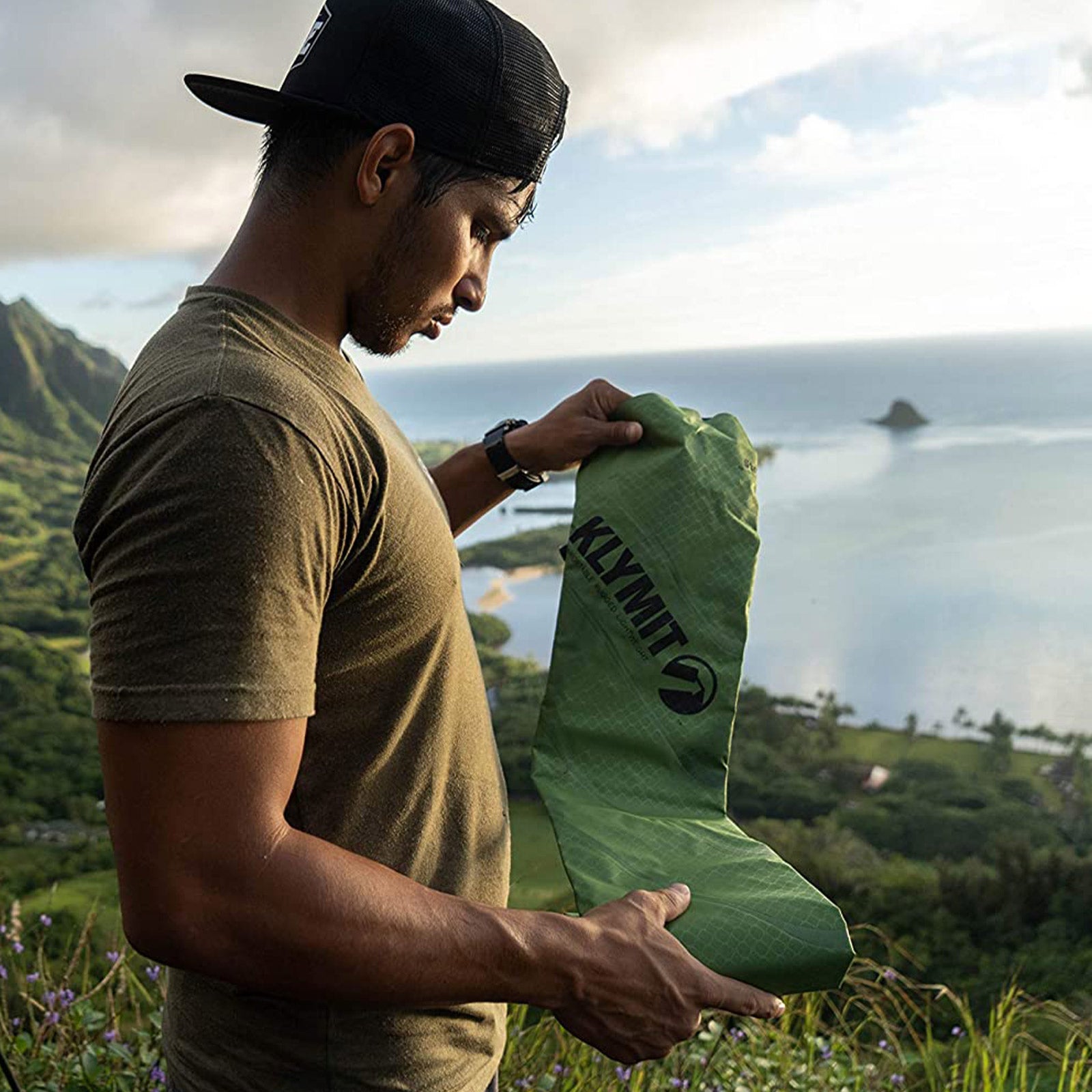 KLYMIT Static V Trekking Sleeping Pad Thermo Camping Air Mattress Ultra Light 514g