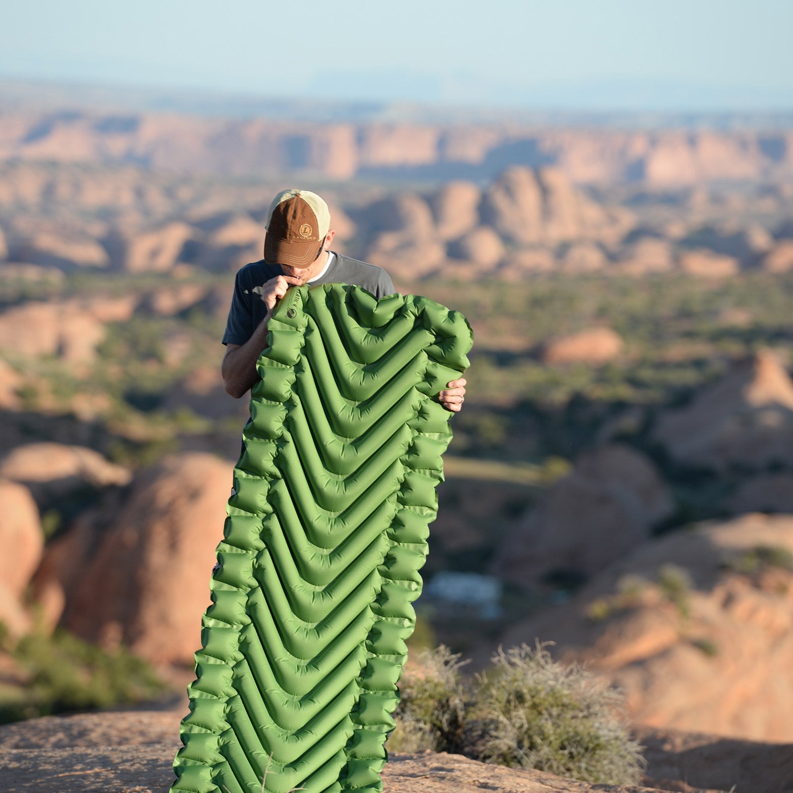 KLYMIT Static V Trekking Sleeping Pad Thermo Camping Air Mattress Ultra Light 514g