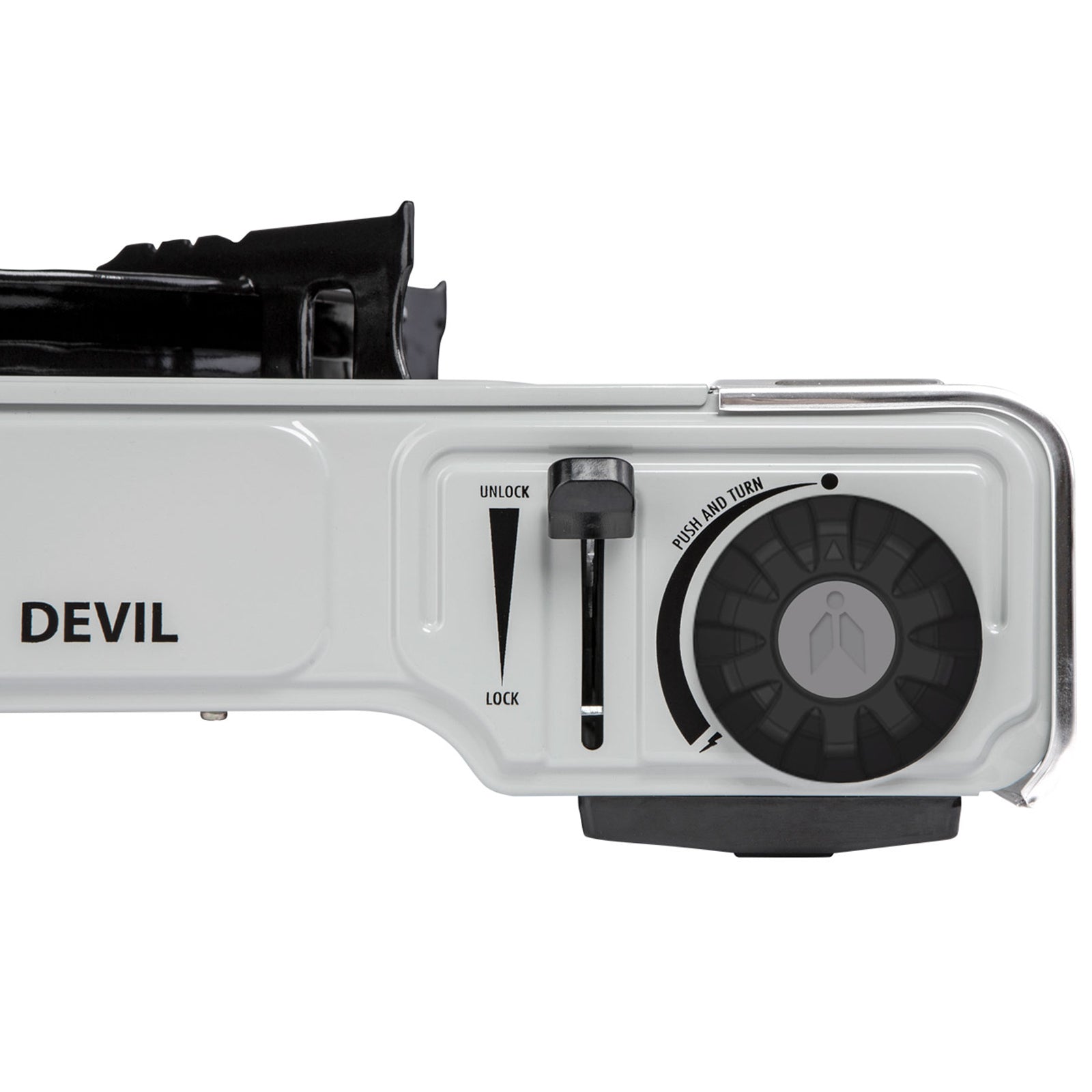 Réchaud à gaz de camping BRUNNER Devil, réchaud à cartouche de gaz, gril de table piézoélectrique 2200 W