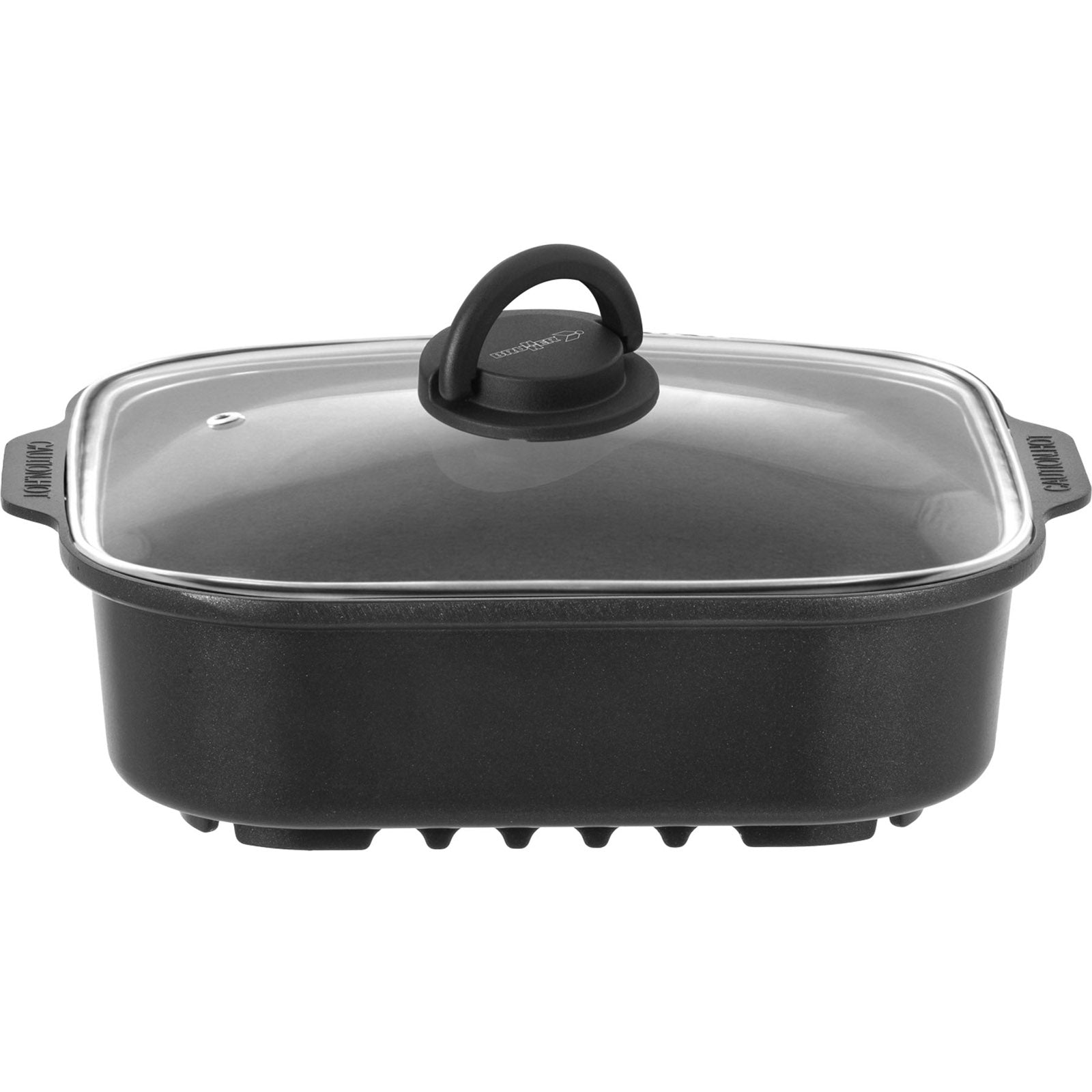 Cocotte à rôtir BRUNNER Devil Square Pan, poêle de camping en plein air, couvercle en aluminium