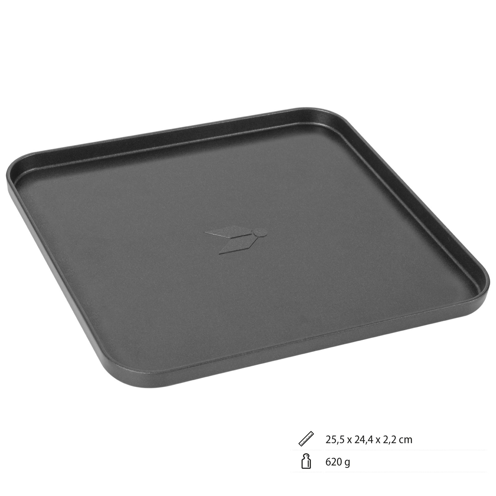 BRUNNER Plaque de cuisson Devil Plancha plate et lisse pour camping, accessoires d'extérieur, réchaud