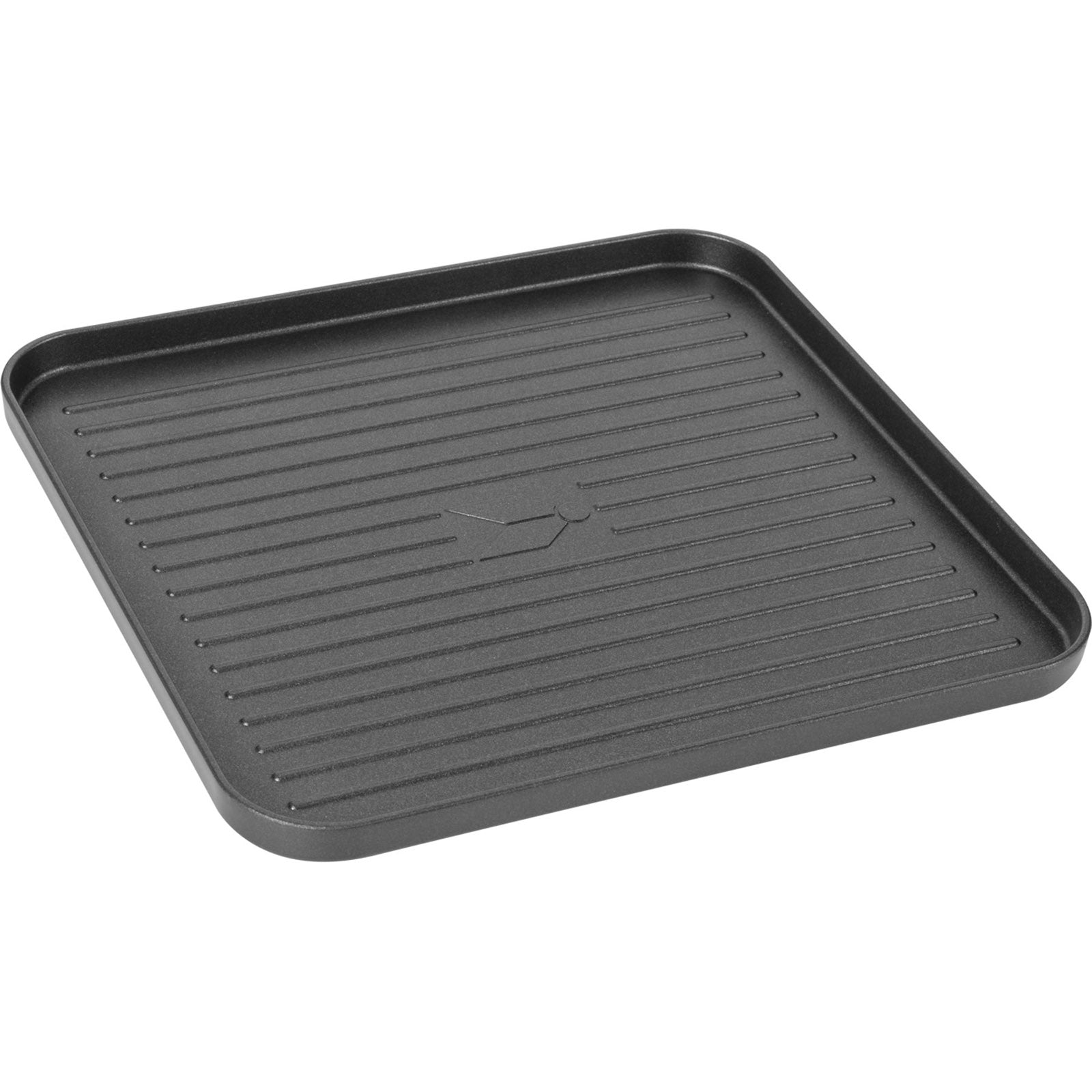 BRUNNER Plaque de cuisson Devil Plancha nervurée pour camping, accessoires d'extérieur