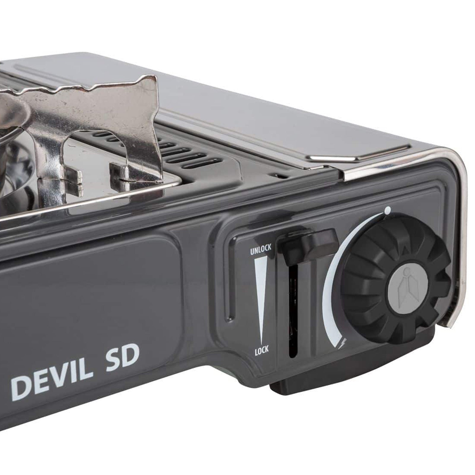 Réchaud à gaz de camping BRUNNER Devil SD NG, réchaud à cartouche de gaz, gril de table 2200 W