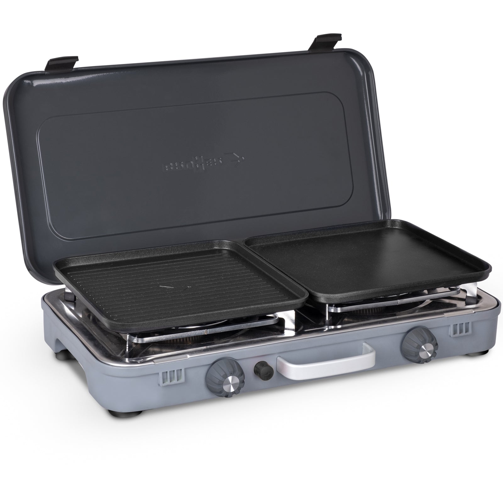 Réchaud à gaz BRUNNER Devil Kookmaster GP, réchaud de camping 2 feux, 2 x 2400 W