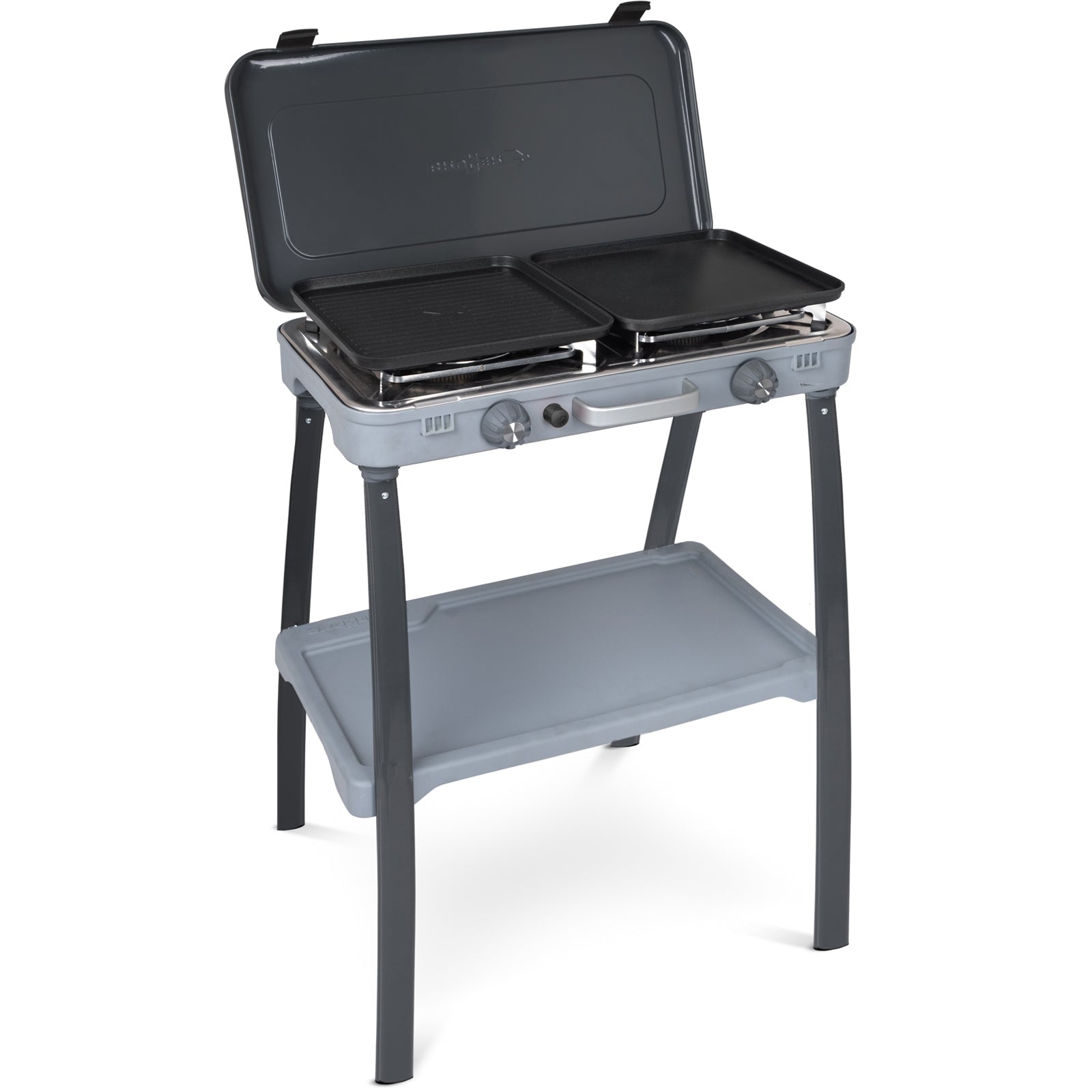 Réchaud à gaz BRUNNER Devil Kookmaster SA, réchaud de camping 2 feux, 2 x 2400 W