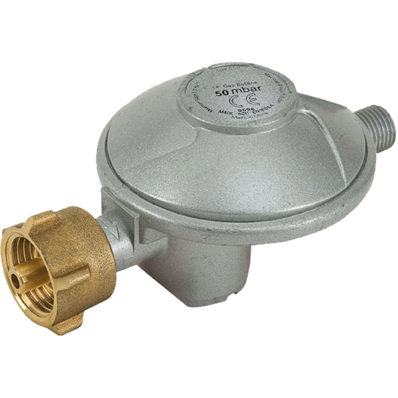BRUNNER gas cooker gas regulator adapter GasReg D 1/4" L 50 mBar camping gas regulator
