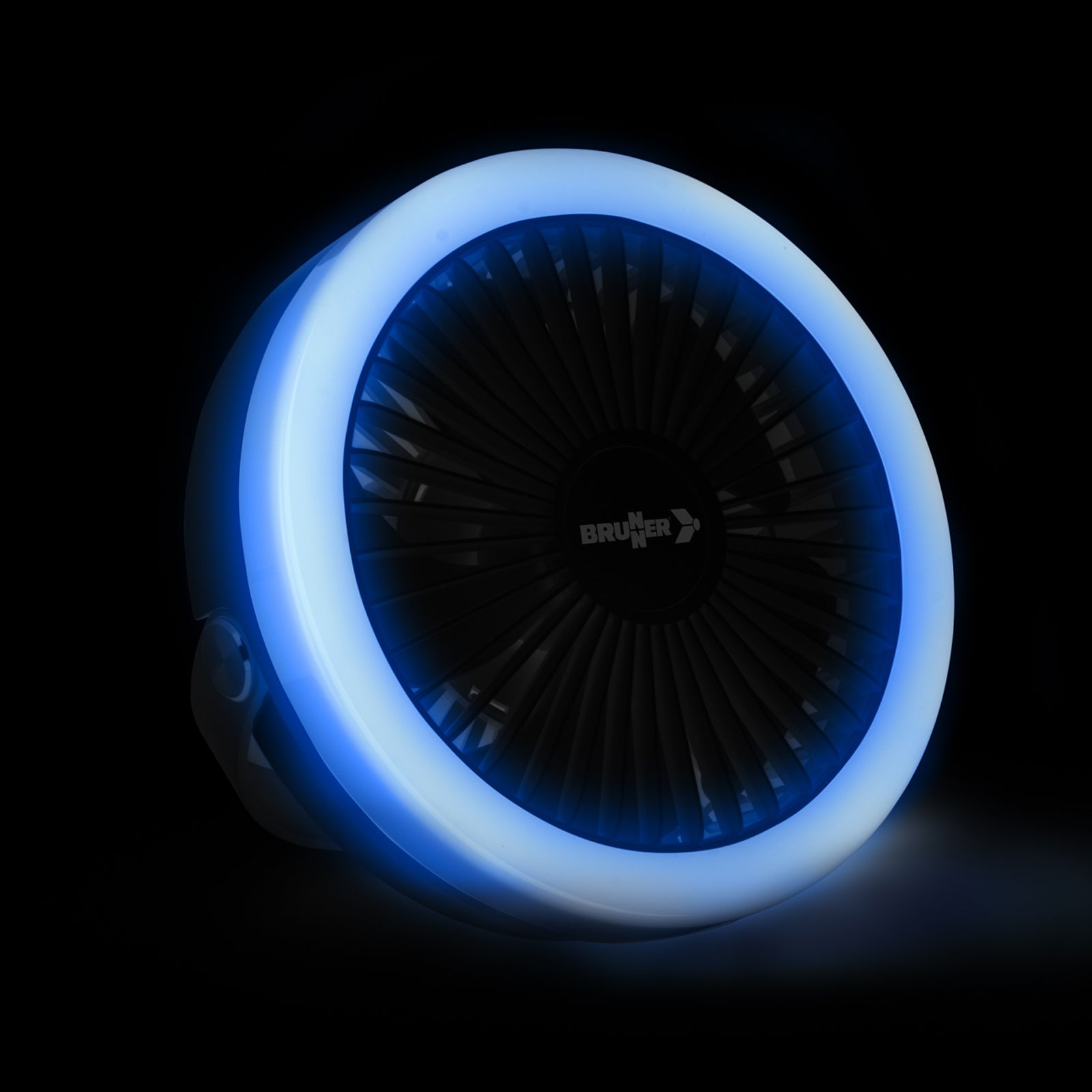 Lampe de camping BRUNNER avec ventilateur Moonbelle, lanterne suspendue d'extérieur rechargeable à LED