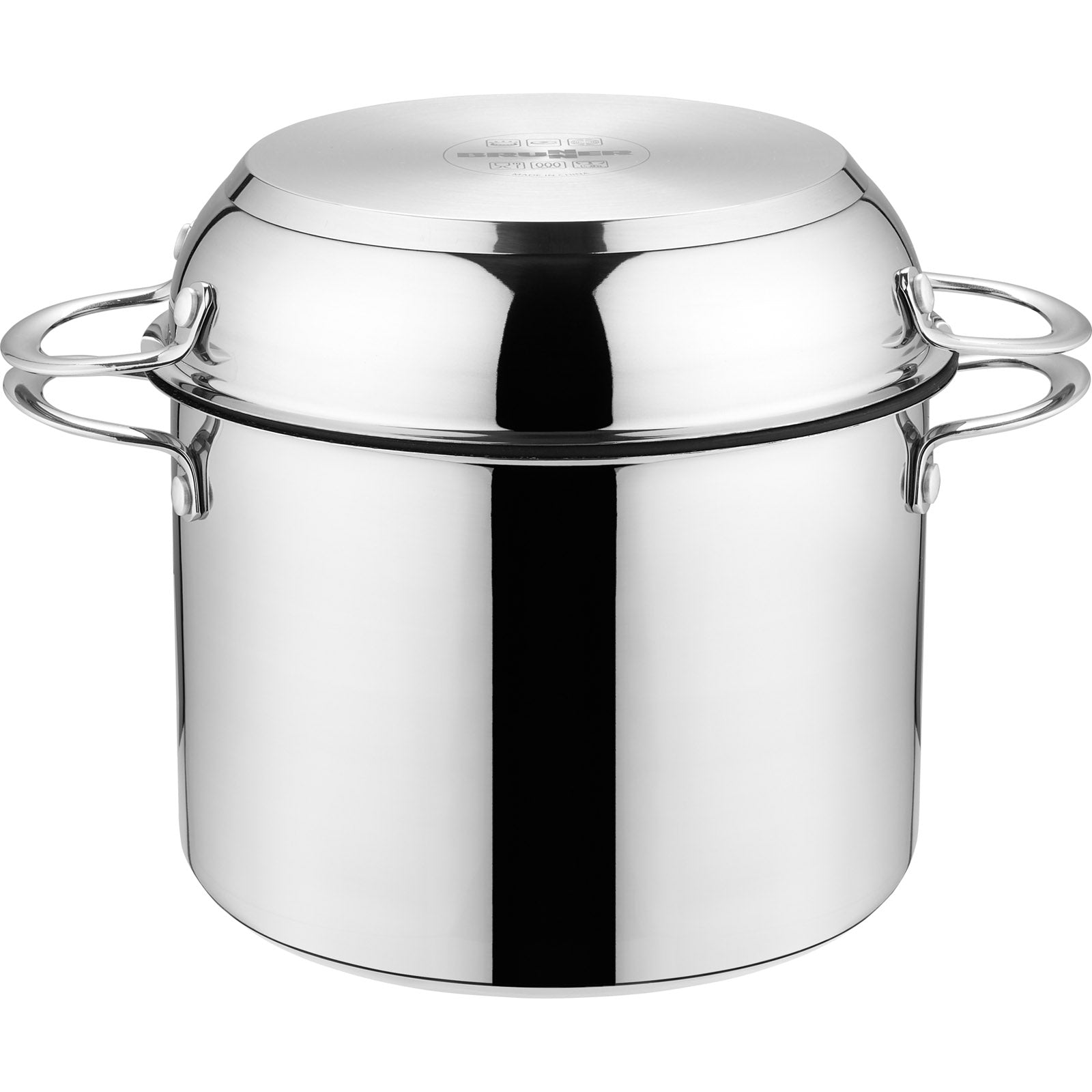 Batterie de cuisine de camping BRUNNER Academy Vacuum 5+1 casserole d'extérieur 22 cm