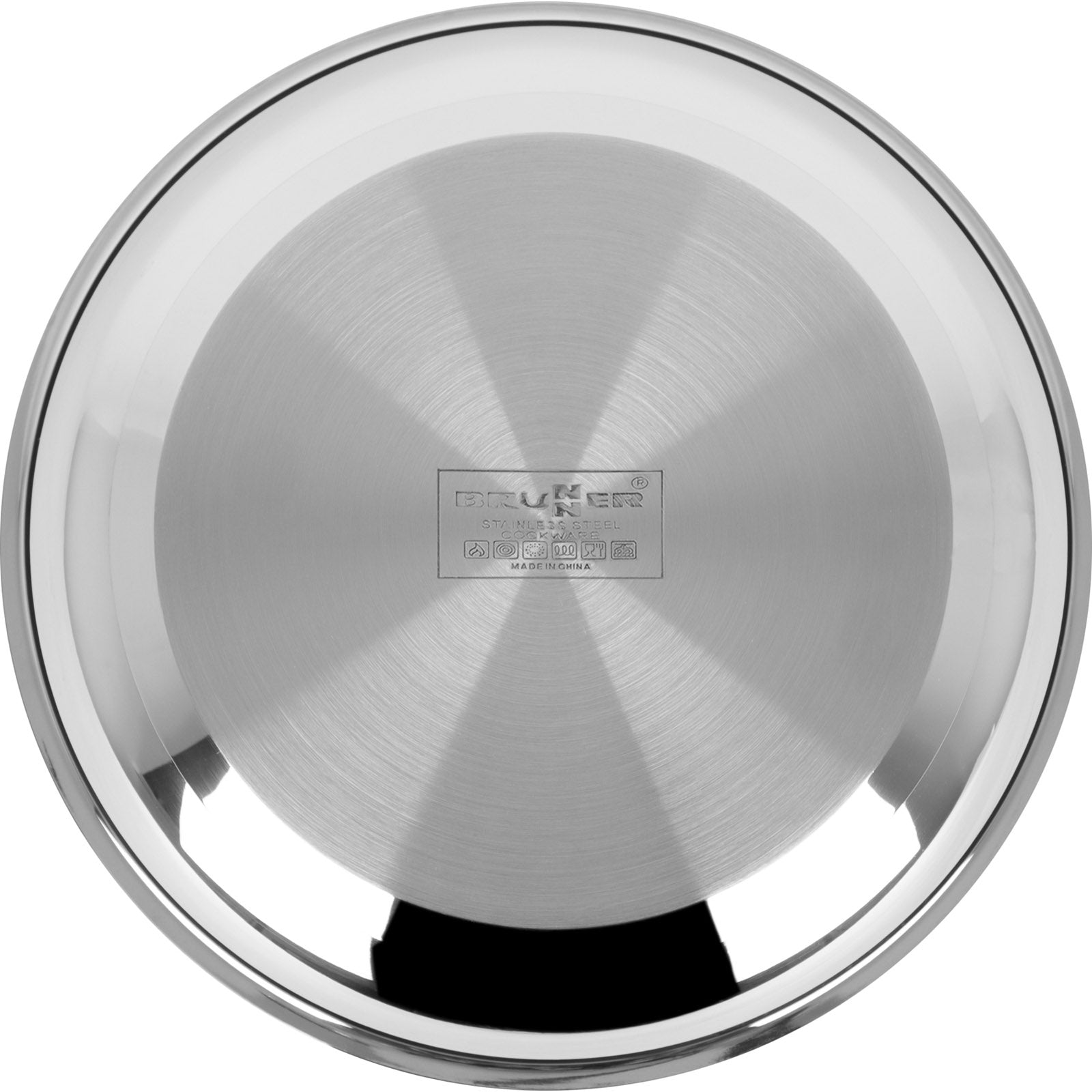 BRUNNER Camping Koch Geschirr Set Academy Vacuum 5+1 22 cm Outdoor Topf Pfanne