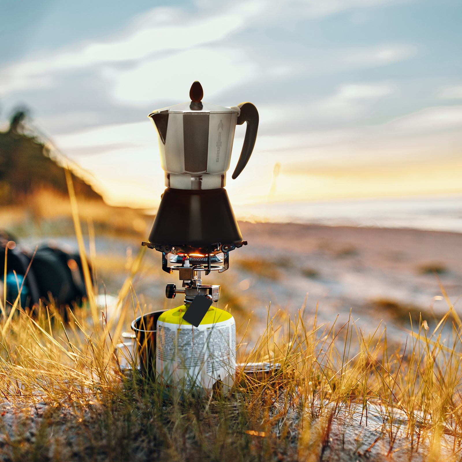 BRUNNER Espressokocher Percolator Mc Moka Kaffee Kocher Espresso Kanne Induktion