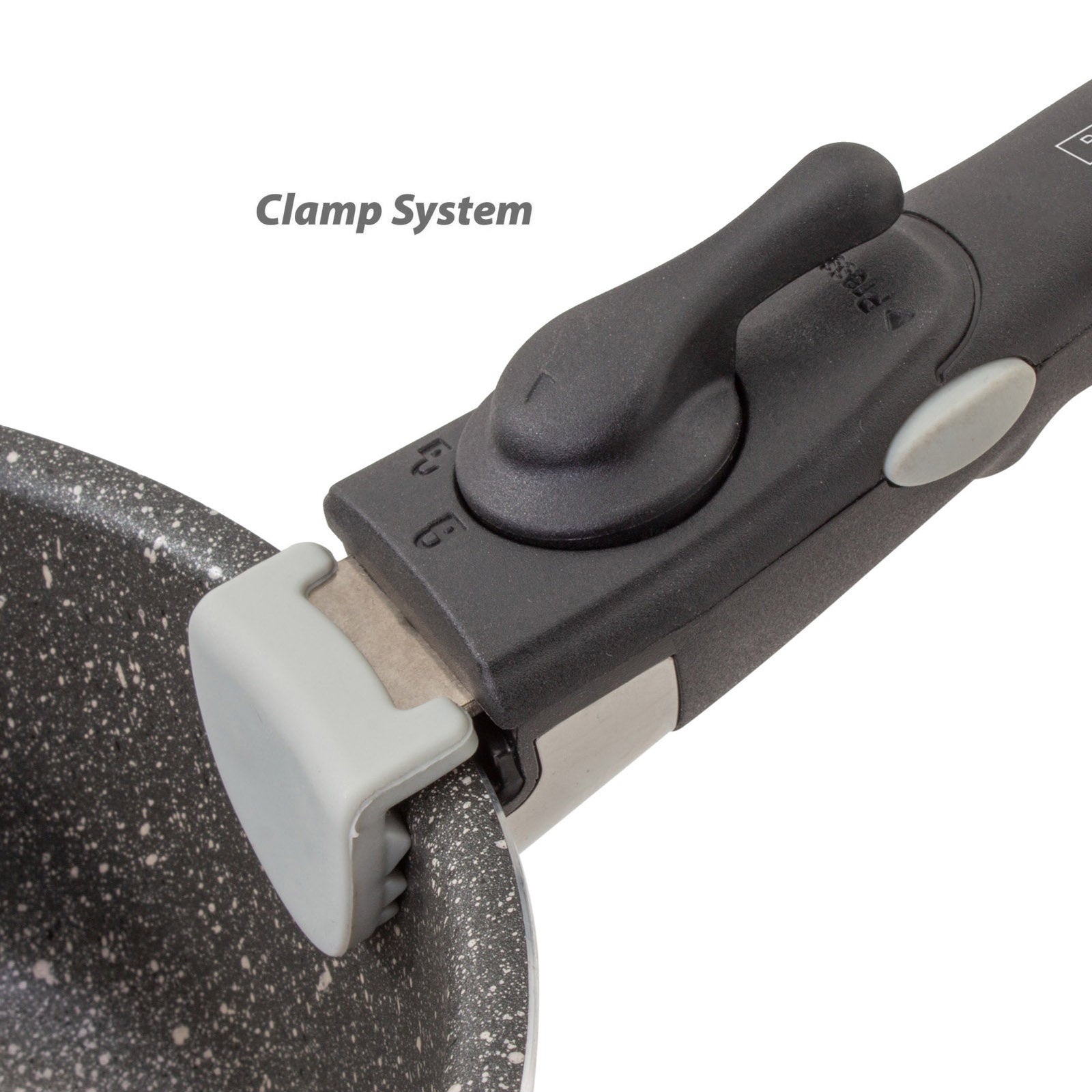 BRUNNER Pan Set Pirate Pan 3 Stone Rock Outdoor Camping Frying Pan Ø22/28 cm