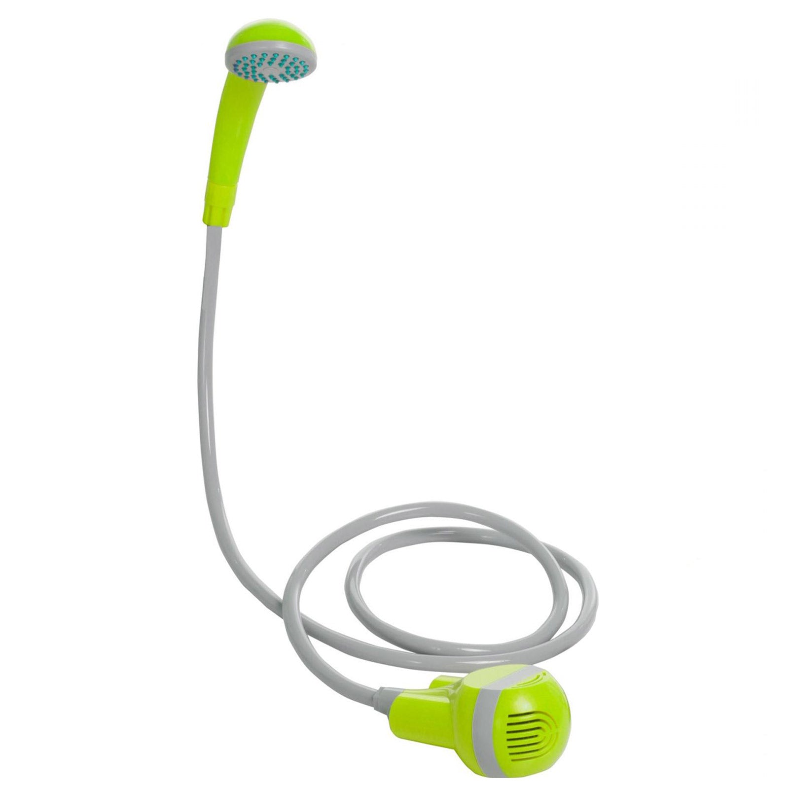 BRUNNER Outdoor kampeerdouche met accu, handdouche, 4L dompelpomp, 180 cm slang, 12V USB